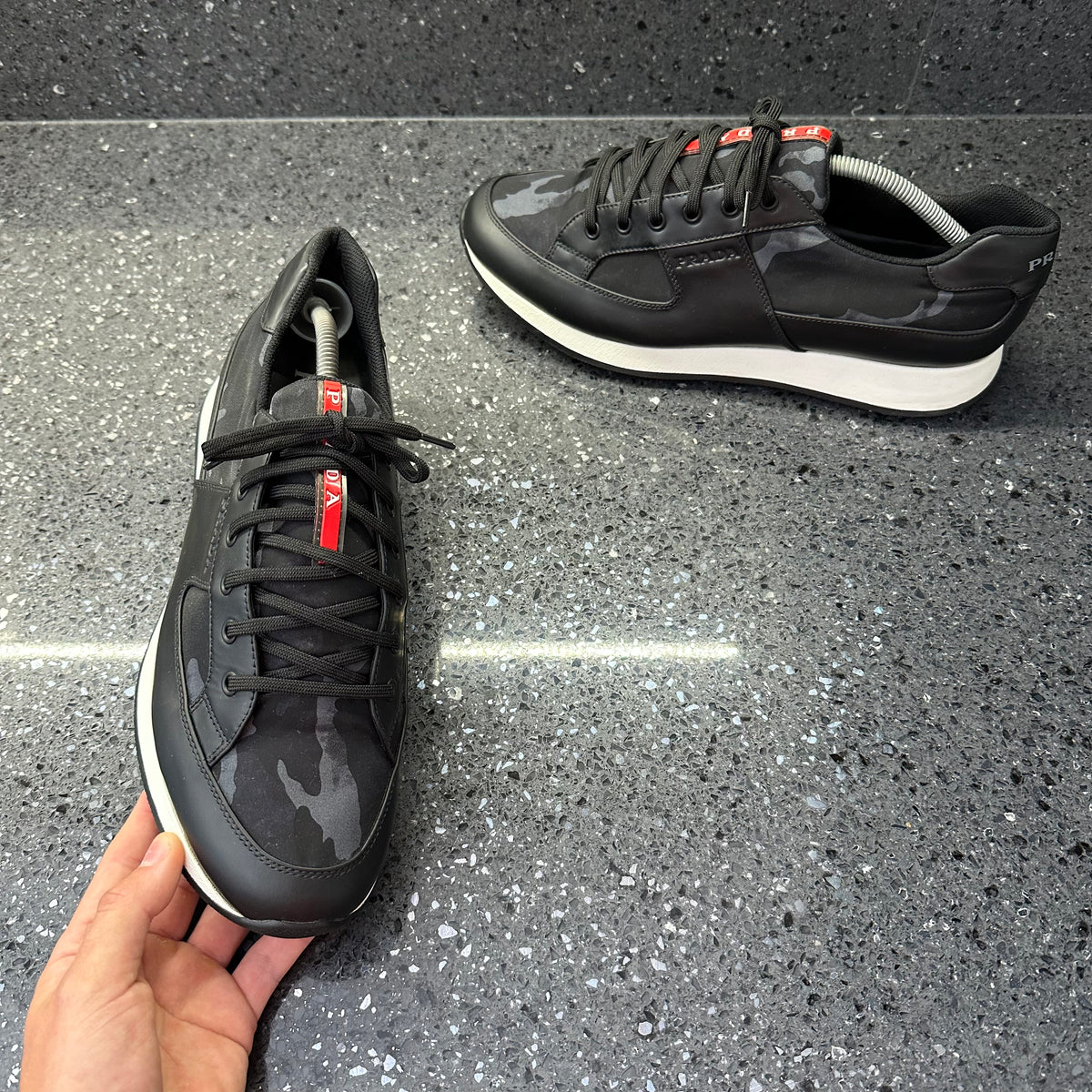 PRADA MENS RUNNER CAMO EU (FIT A UK 11) - Main Image