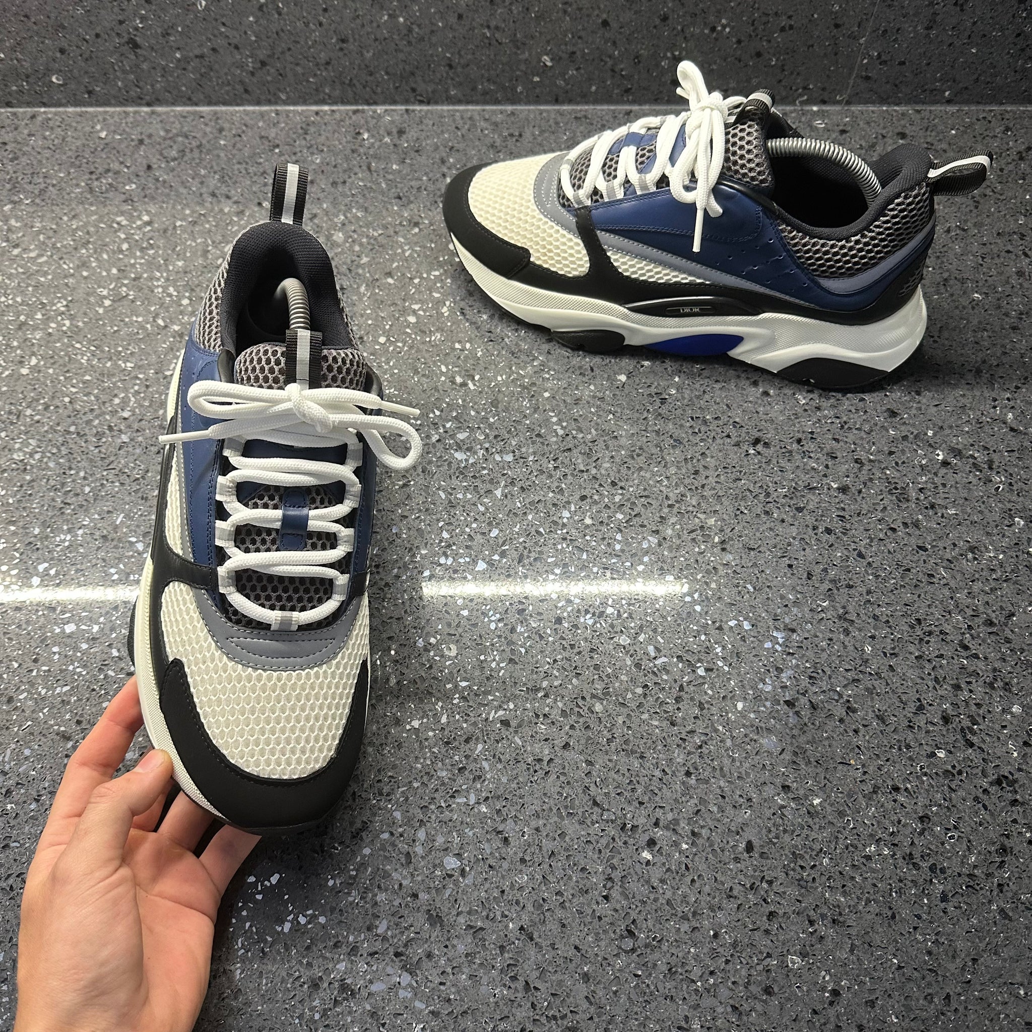 DIOR B22 MENS NAVY EU 42 (FIT A UK 8)