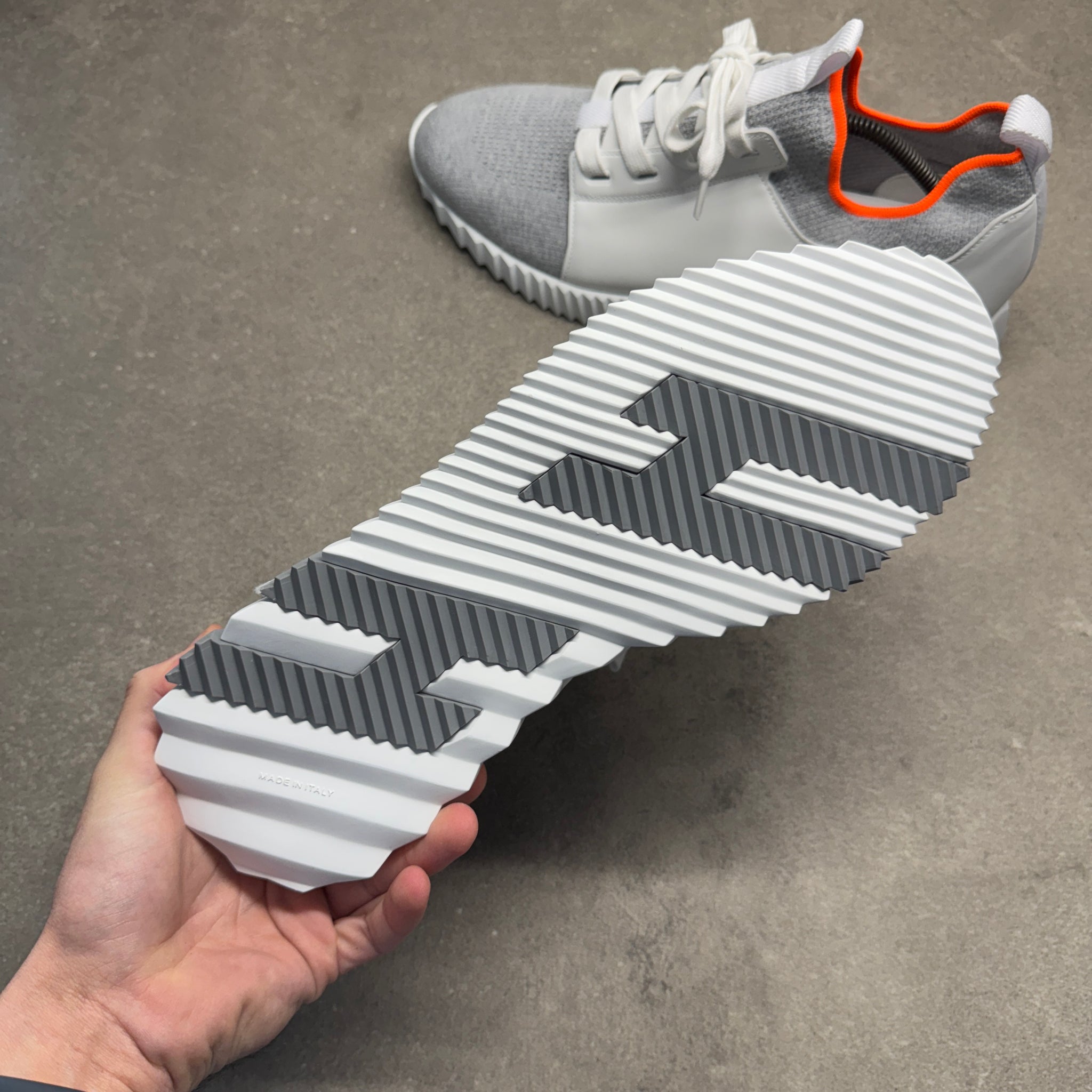 HERMES DEPART MENS WHITE EU 44 (FIT A UK 10 / 10.5) – Lovedkicks