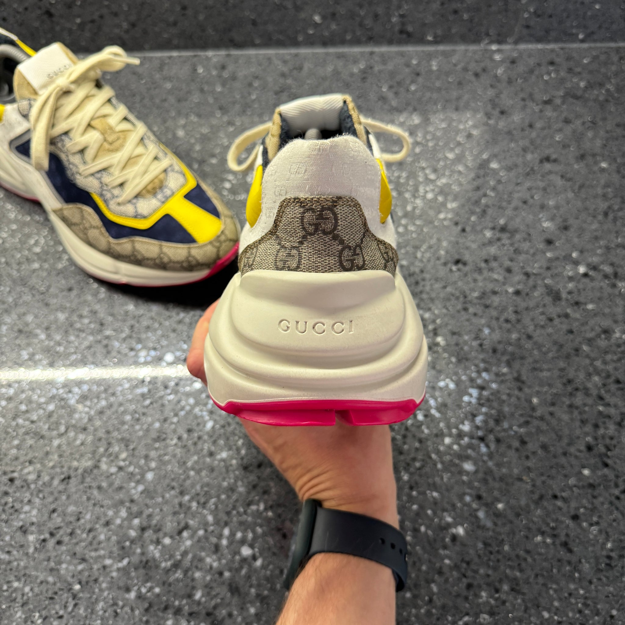 Rhyton Sneakers Gucci Schoenen Gucci Shoes Gucci Rhyton Schwarz