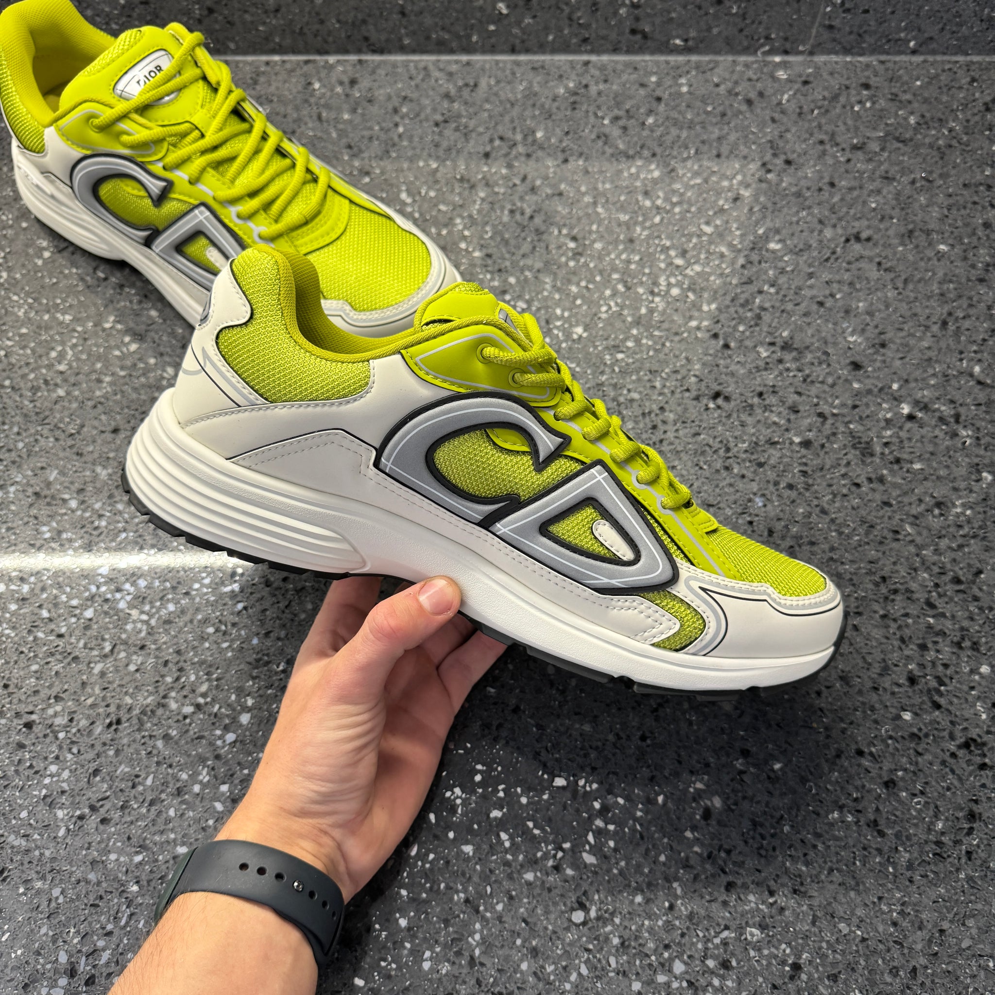 Dior B30 Sneakers Lime Green Sz 44__ men’s 10 Dior B44 Blade Lewis Hamilton Gradient Green Men main image 4
