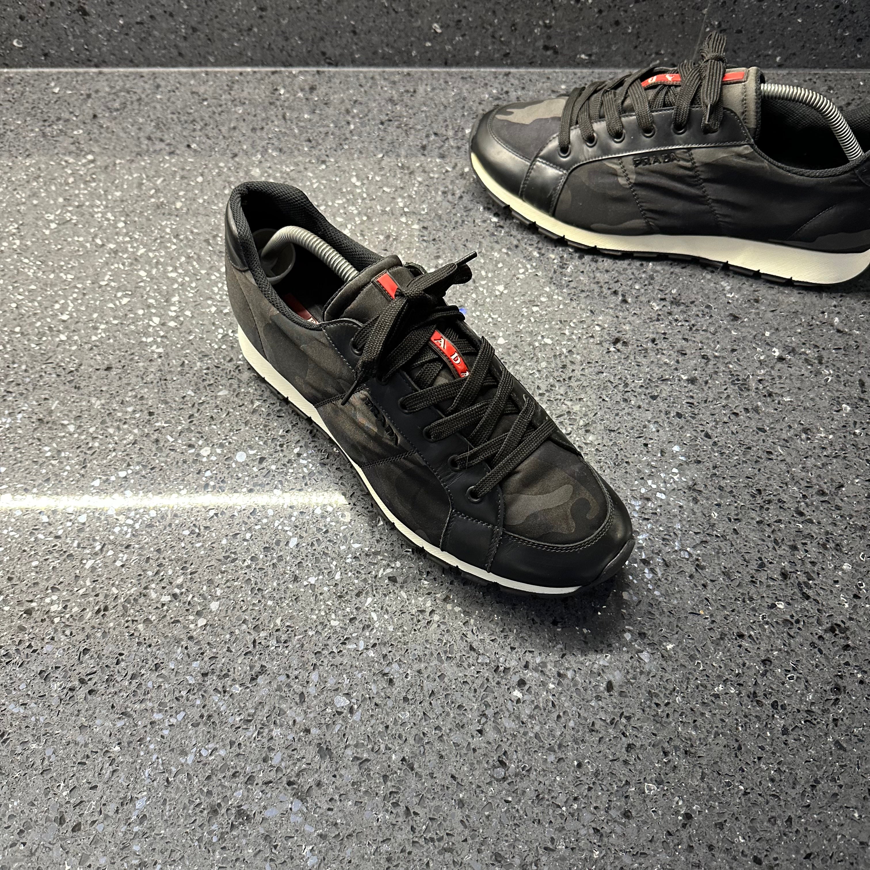 Athletic Shoes Prada Black Camo Trainers PRADA MENS RUNNERS CAMO