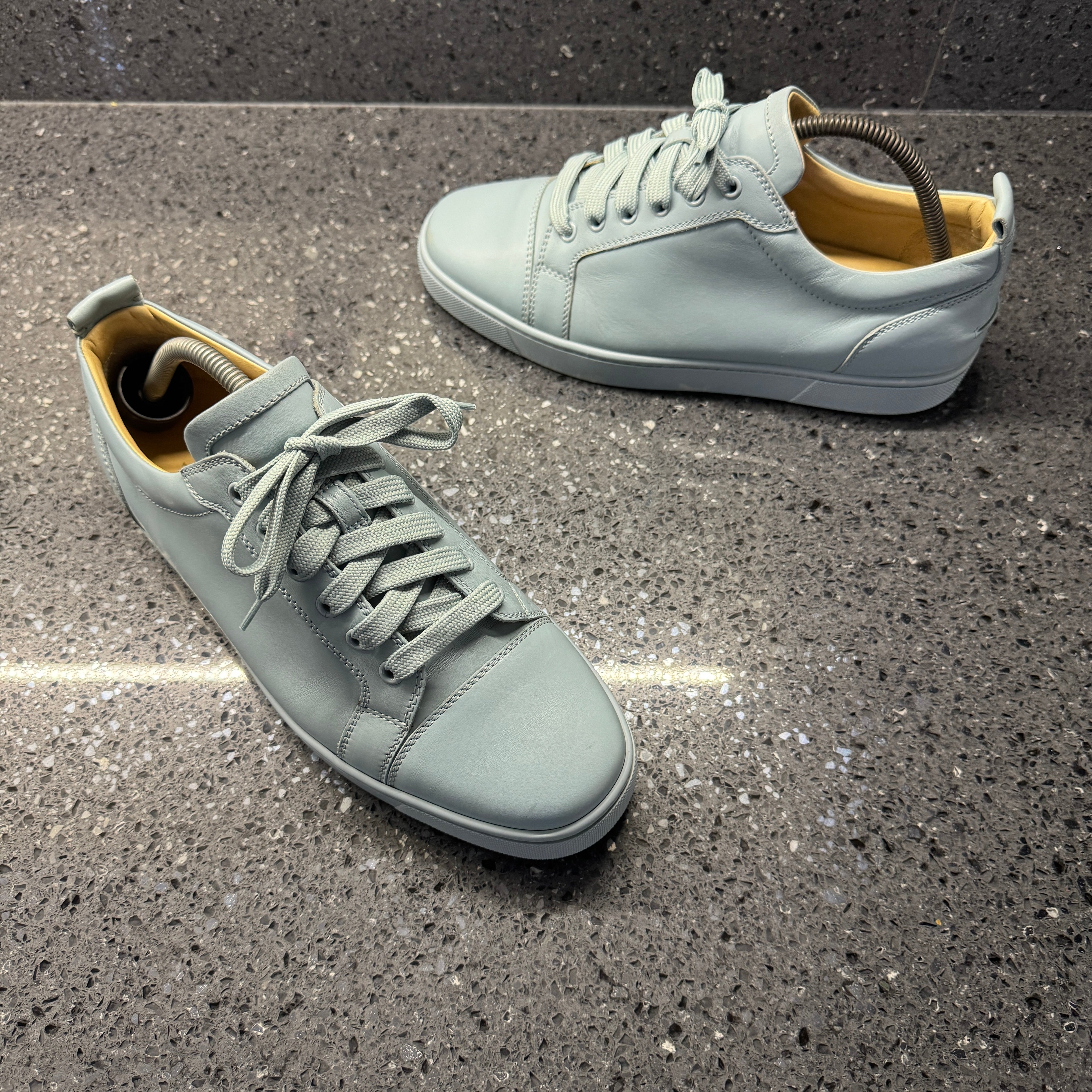 CHRISTIAN LOUBOUTIN MENS LOUIS JUNIORS BLUE EU 42 (FIT A UK 8