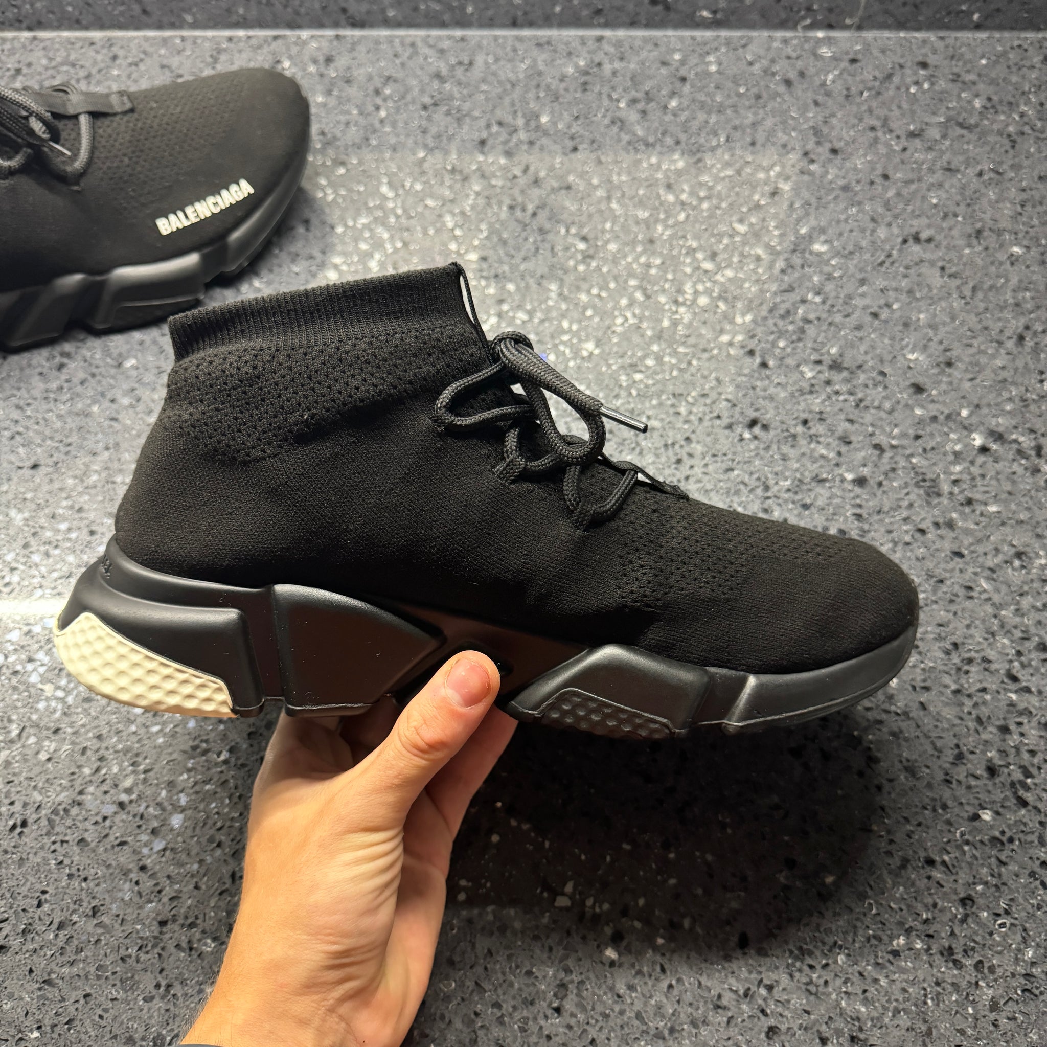 BALENCIAGA MENS SPEED BLACK EU 41 (FIT A UK 8) – Lovedkicks