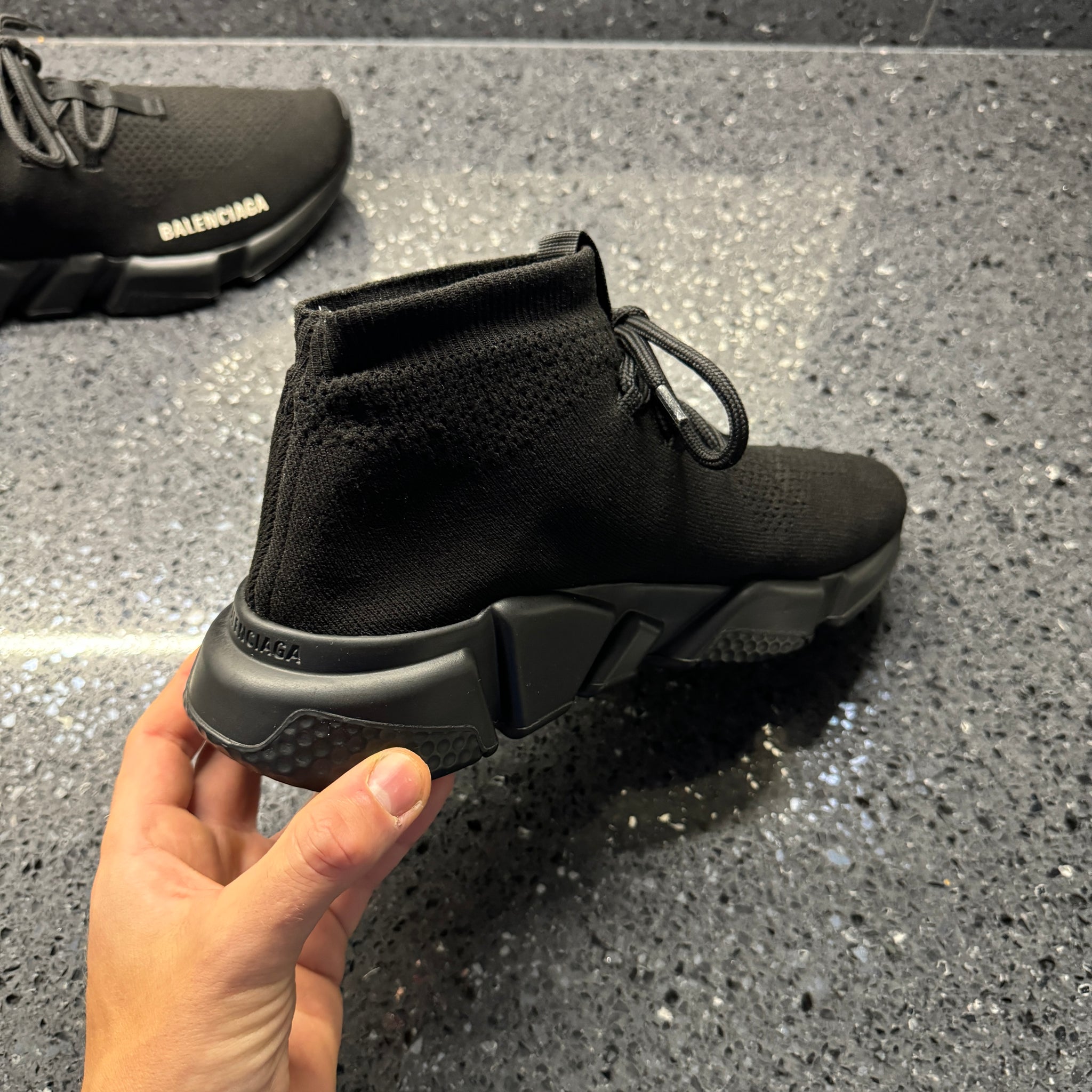 BALENCIAGA MENS SPEED BLACK EU 39 (FIT A UK 6) – Lovedkicks