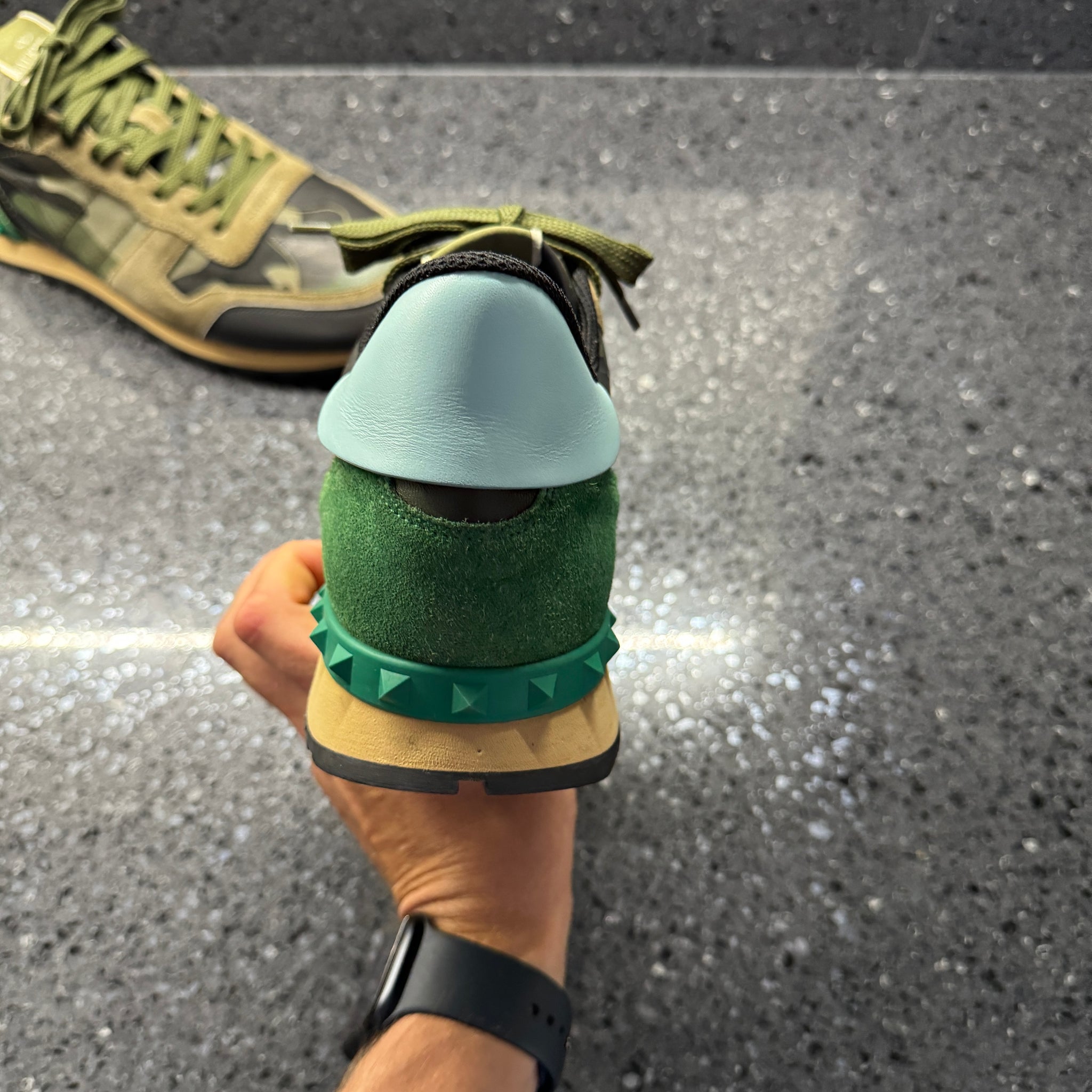 Valentino Sneaker Green Valentino Trainers Valentino Garavani Open