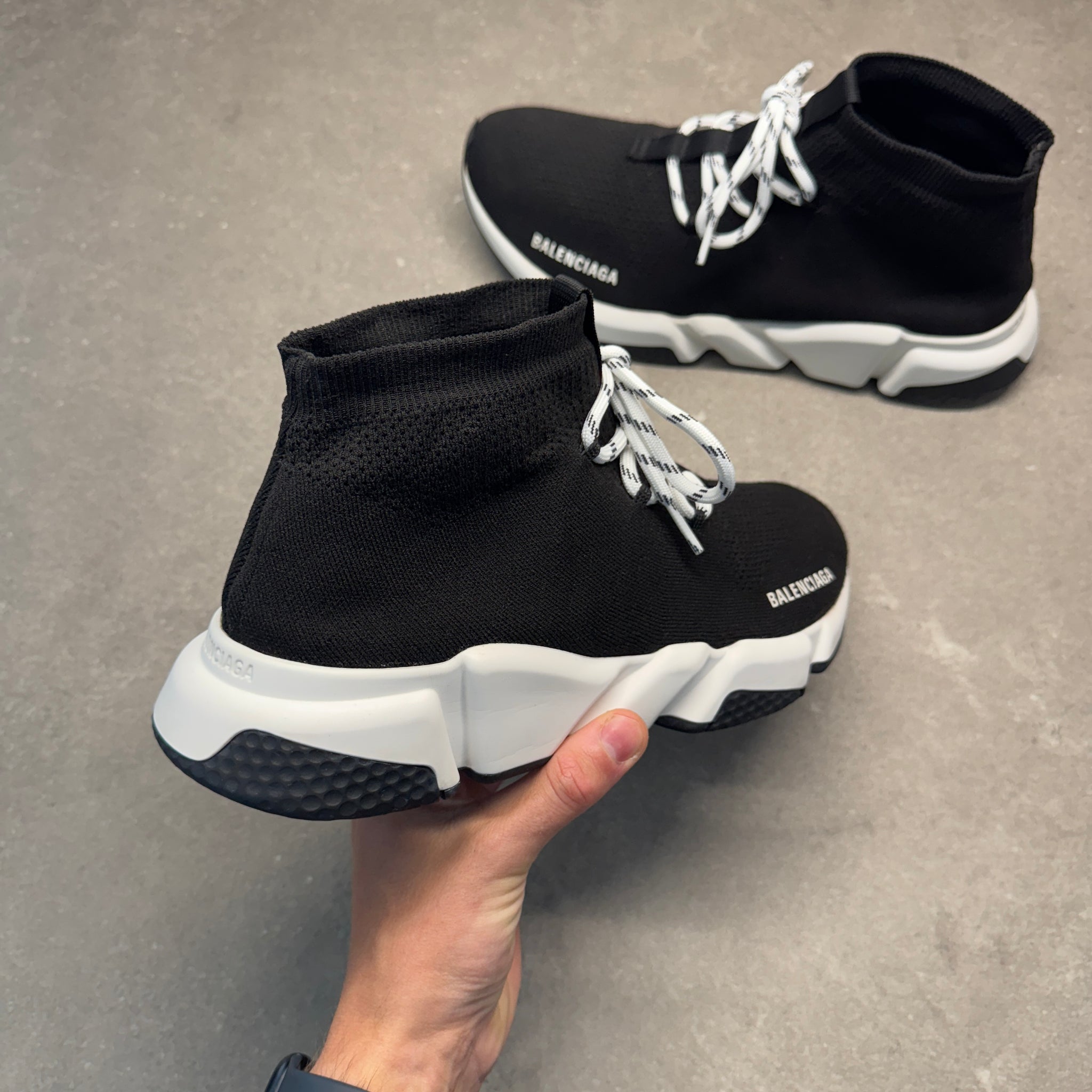 BALENCIAGA MENS SPEED BLACK EU 44 (FIT A UK 11) – Lovedkicks