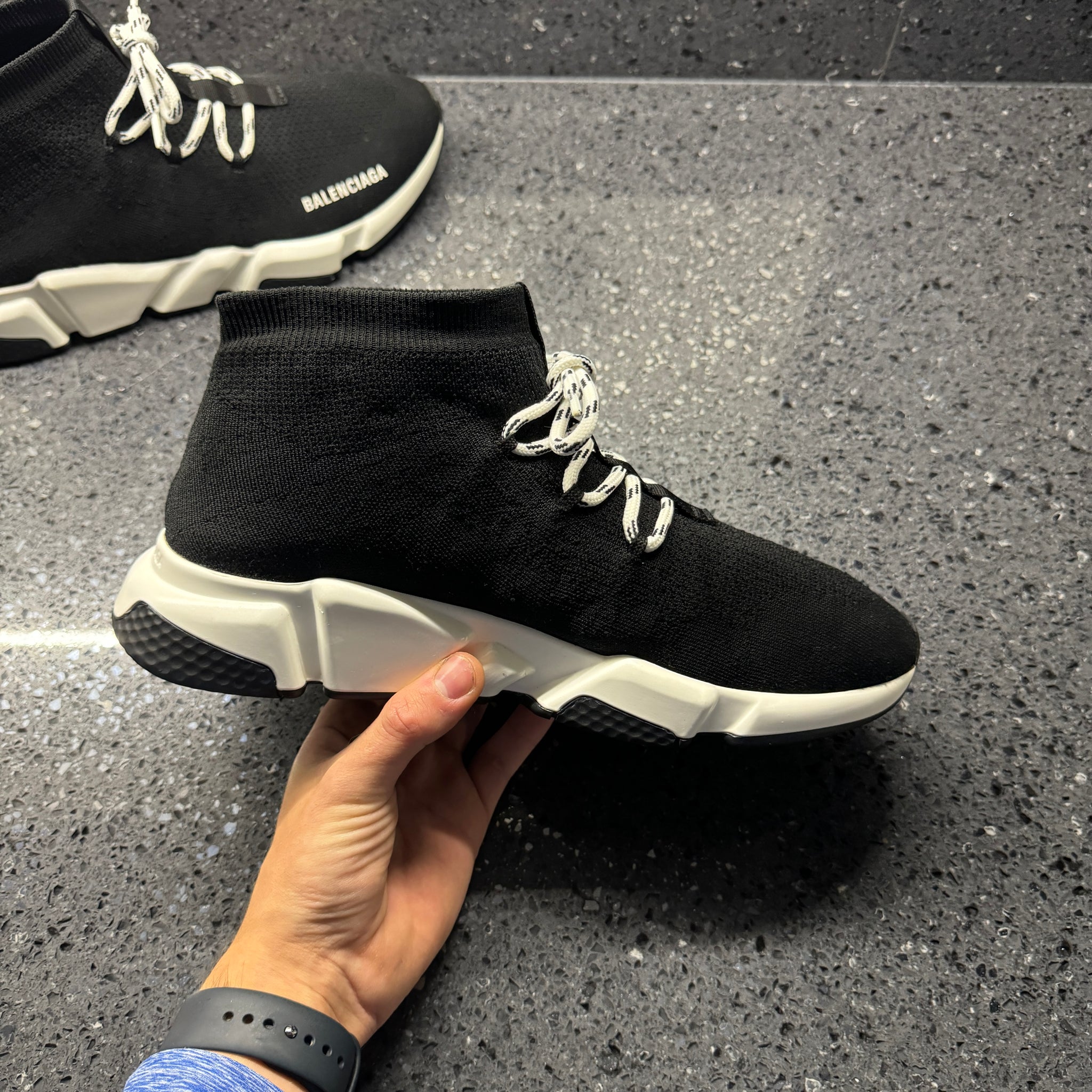 BALENCIAGA MENS SPEED BLACK EU 42 (FIT A UK 9) – Lovedkicks