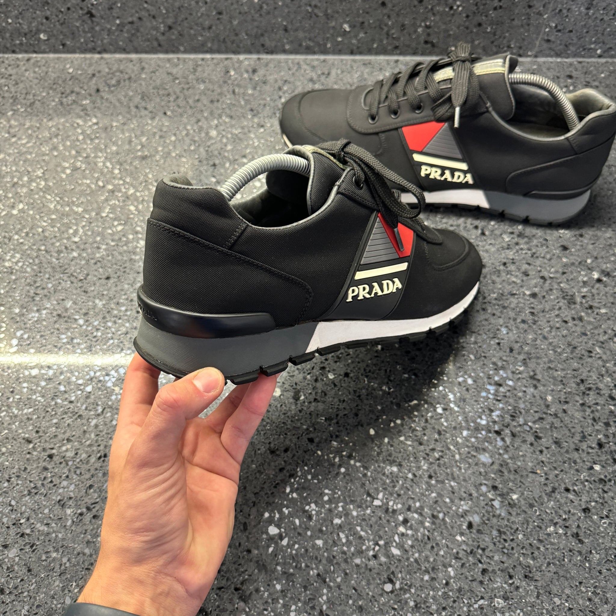 Prada nylon tech sneakers best sale