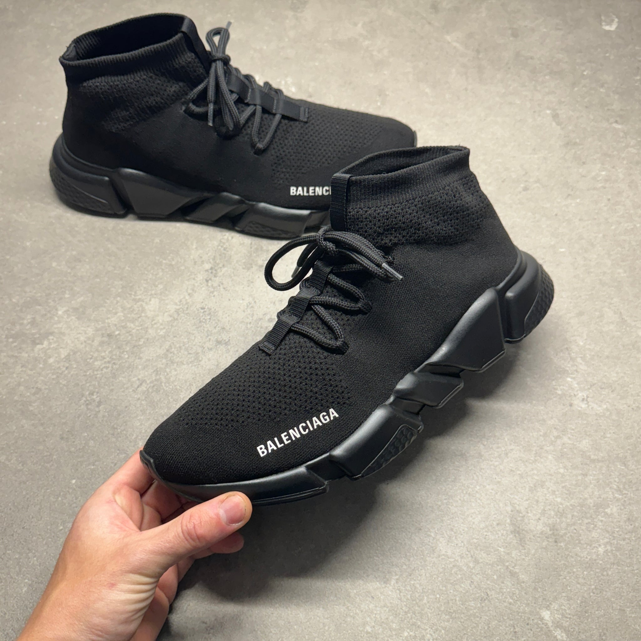 BALENCIAGA MENS SPEED BLACK EU 43 (FIT A UK 10) – Lovedkicks