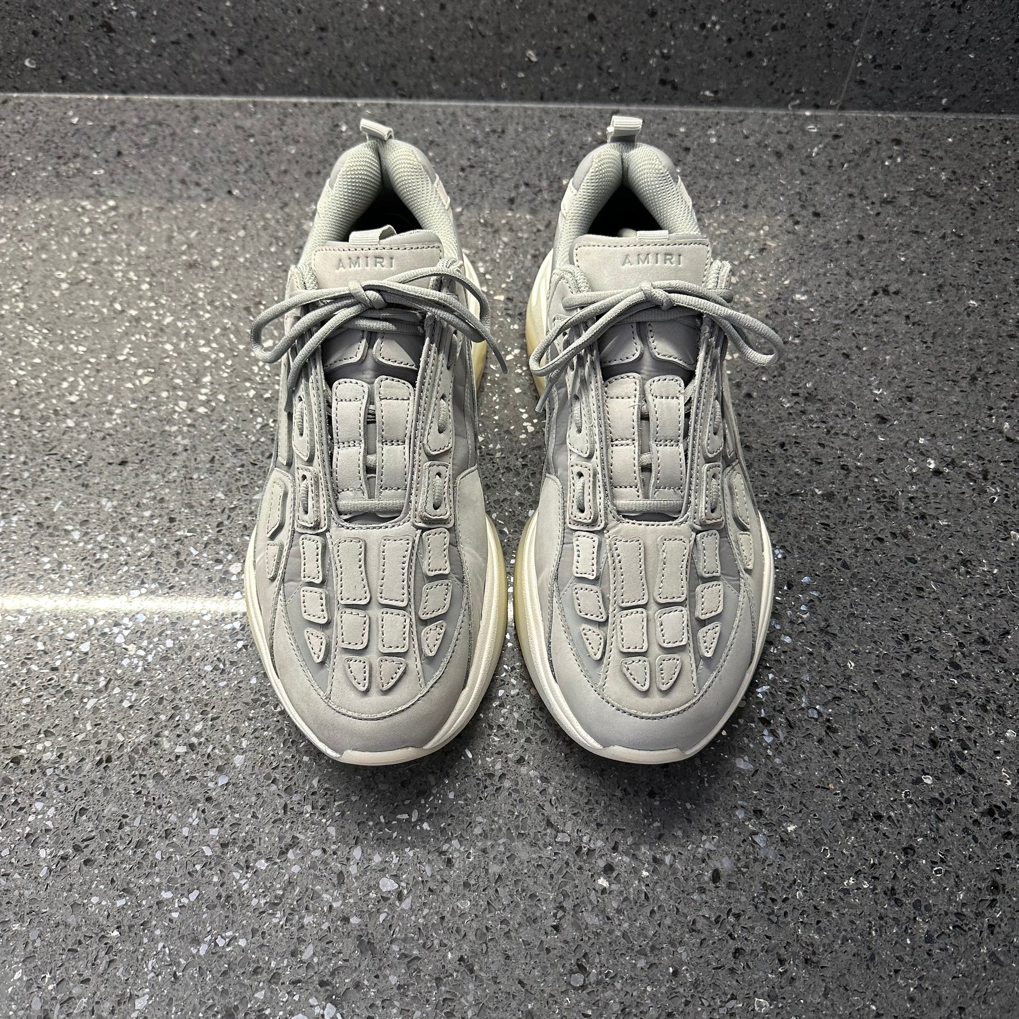 AMIRI MENS BONE RUNNERS GREY EU 45 (FIT A UK 11) – Lovedkicks