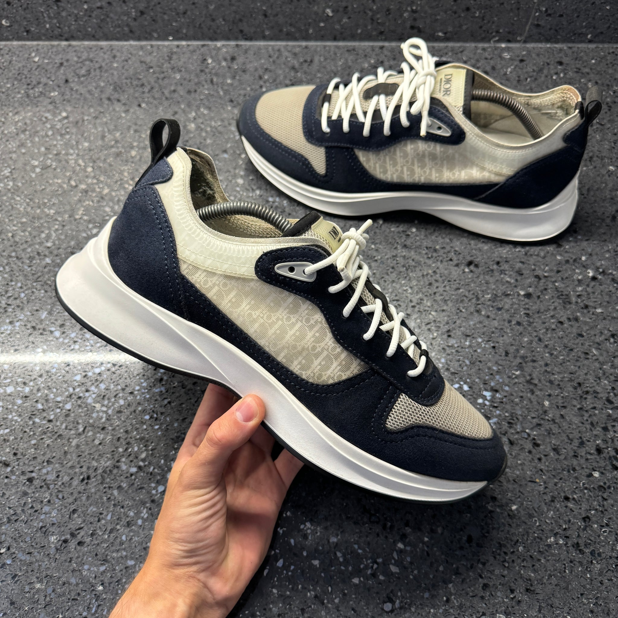 DIOR B25 MENS BLUE EU 44 (FIT A UK 10)