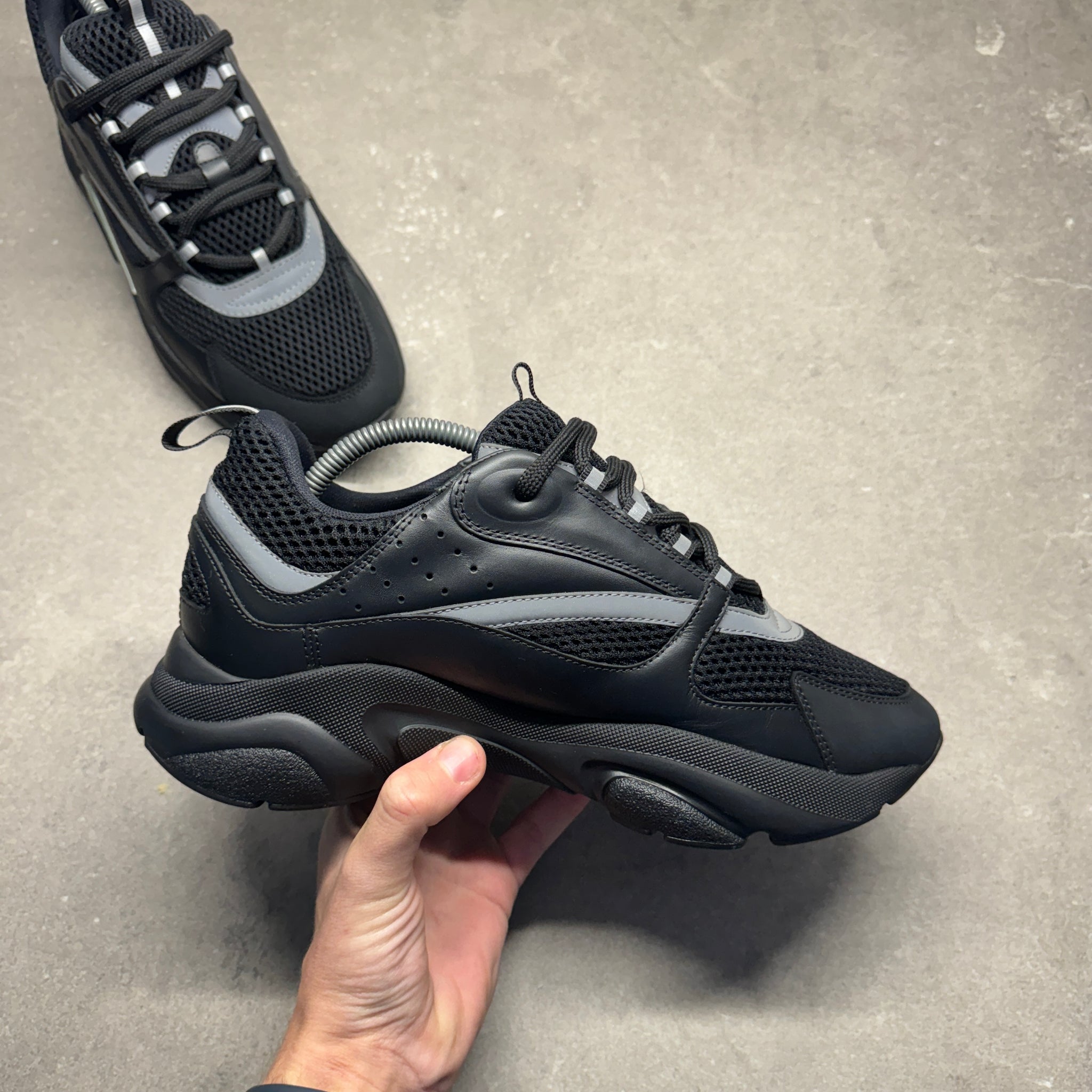 靴 Dior b22 DIOR B22 MENS BLACK EU 41.5 (FIT A UK 7.5) – Lovedkicks