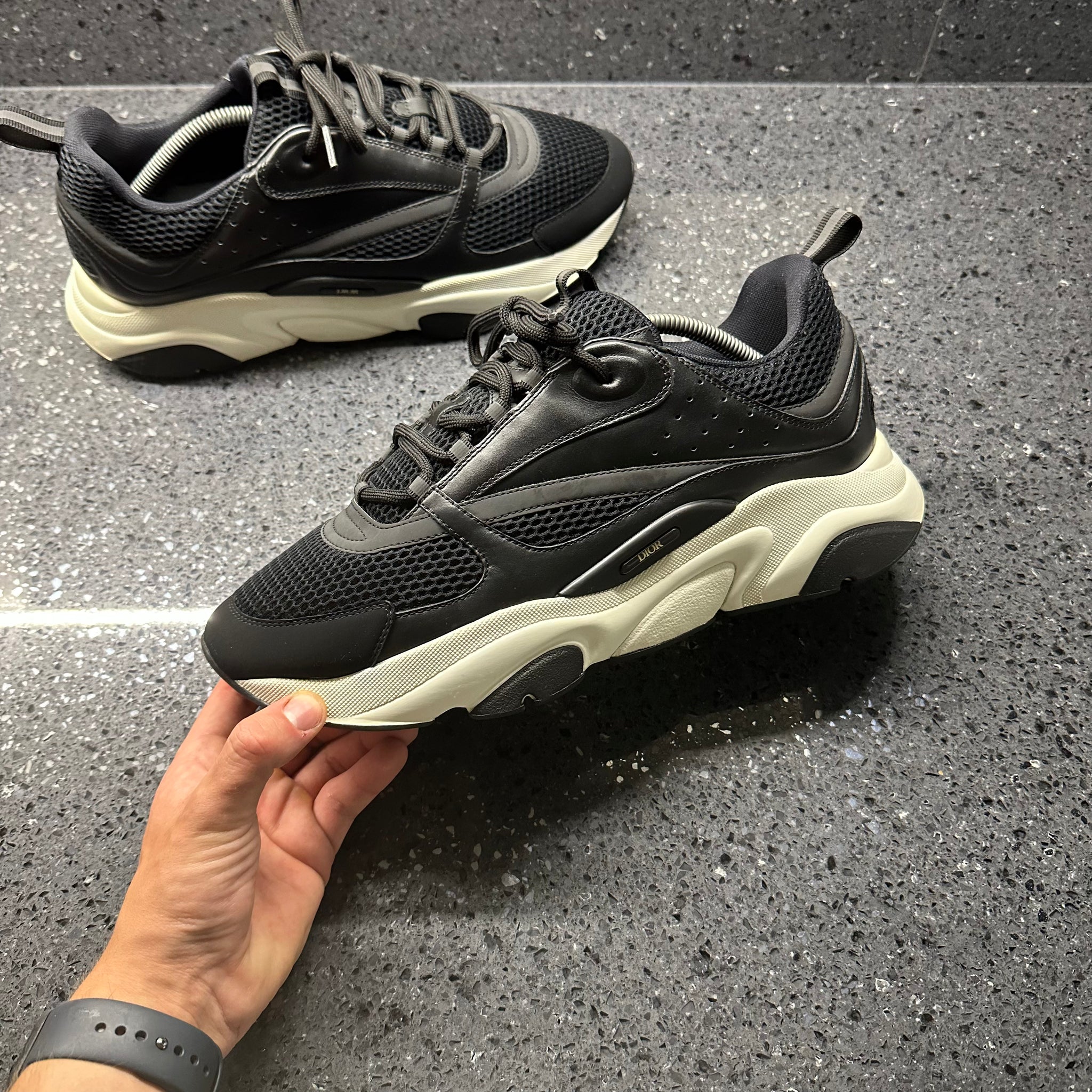 DIOR B22 MENS BLACK EU 46 FIT A UK 11.5 Lovedkicks