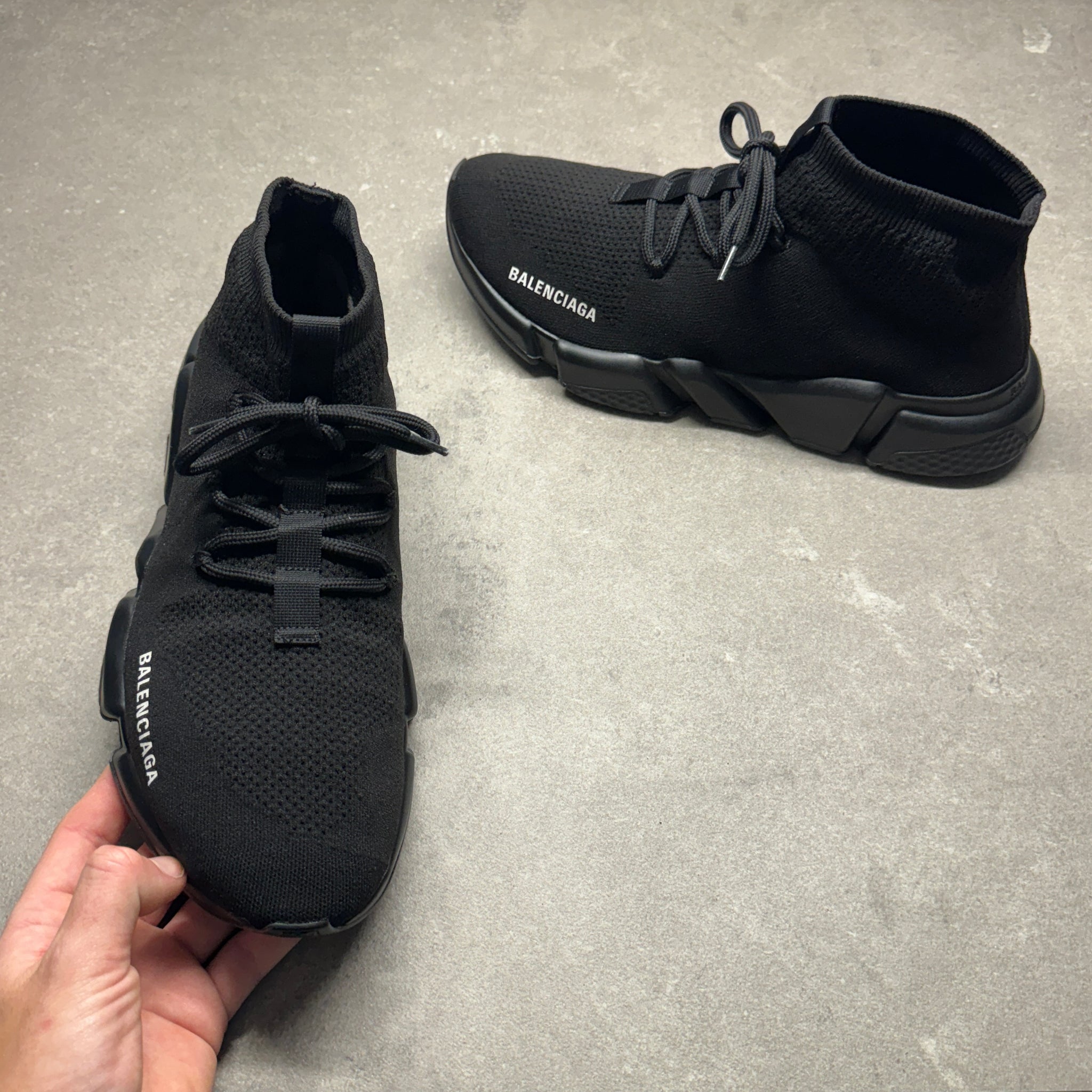 BALENCIAGA MENS SPEED BLACK EU 43 (FIT A UK 10) – Lovedkicks