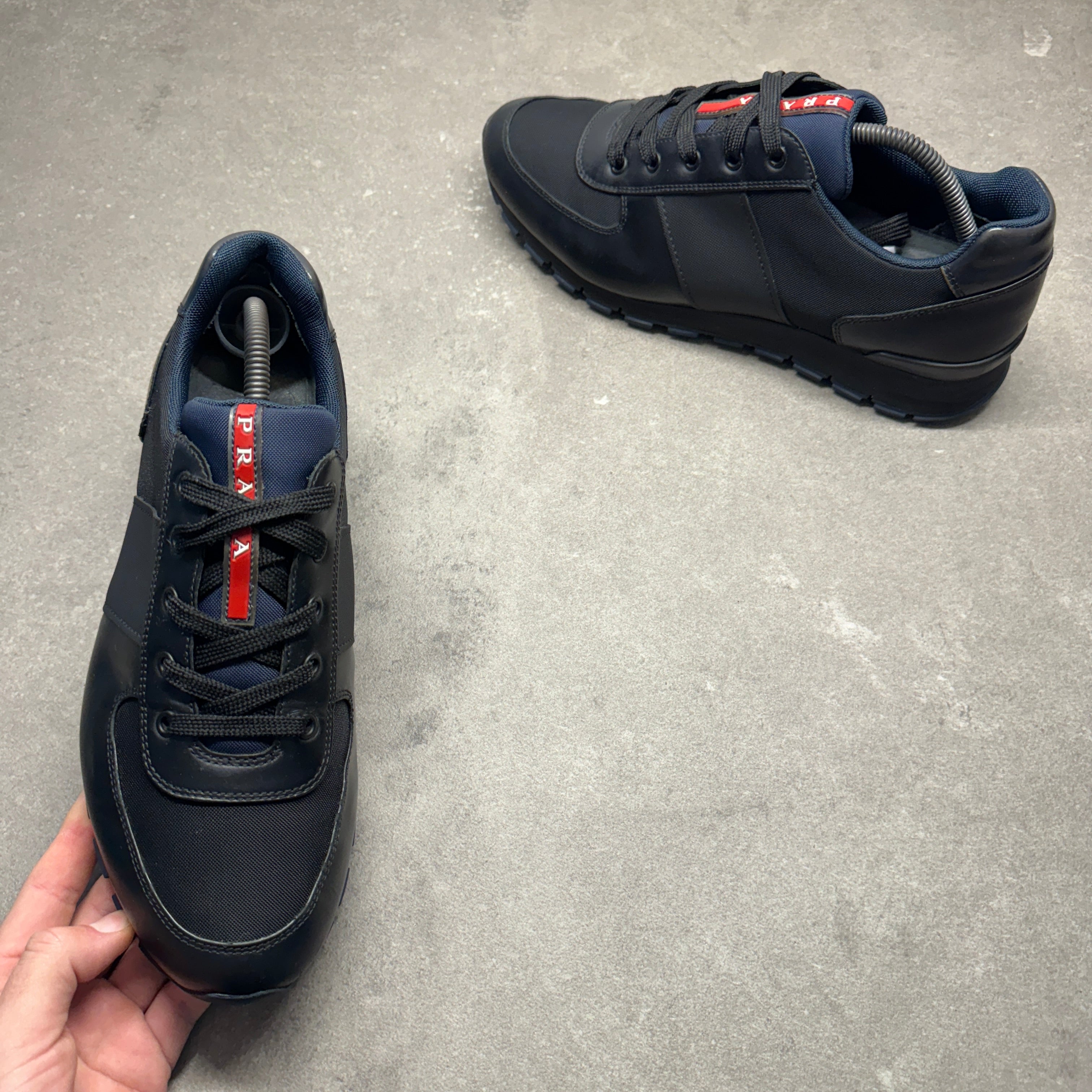 Runner Sneakers Prada Match Race Black PRADA MENS RUNNERS BLACK EU