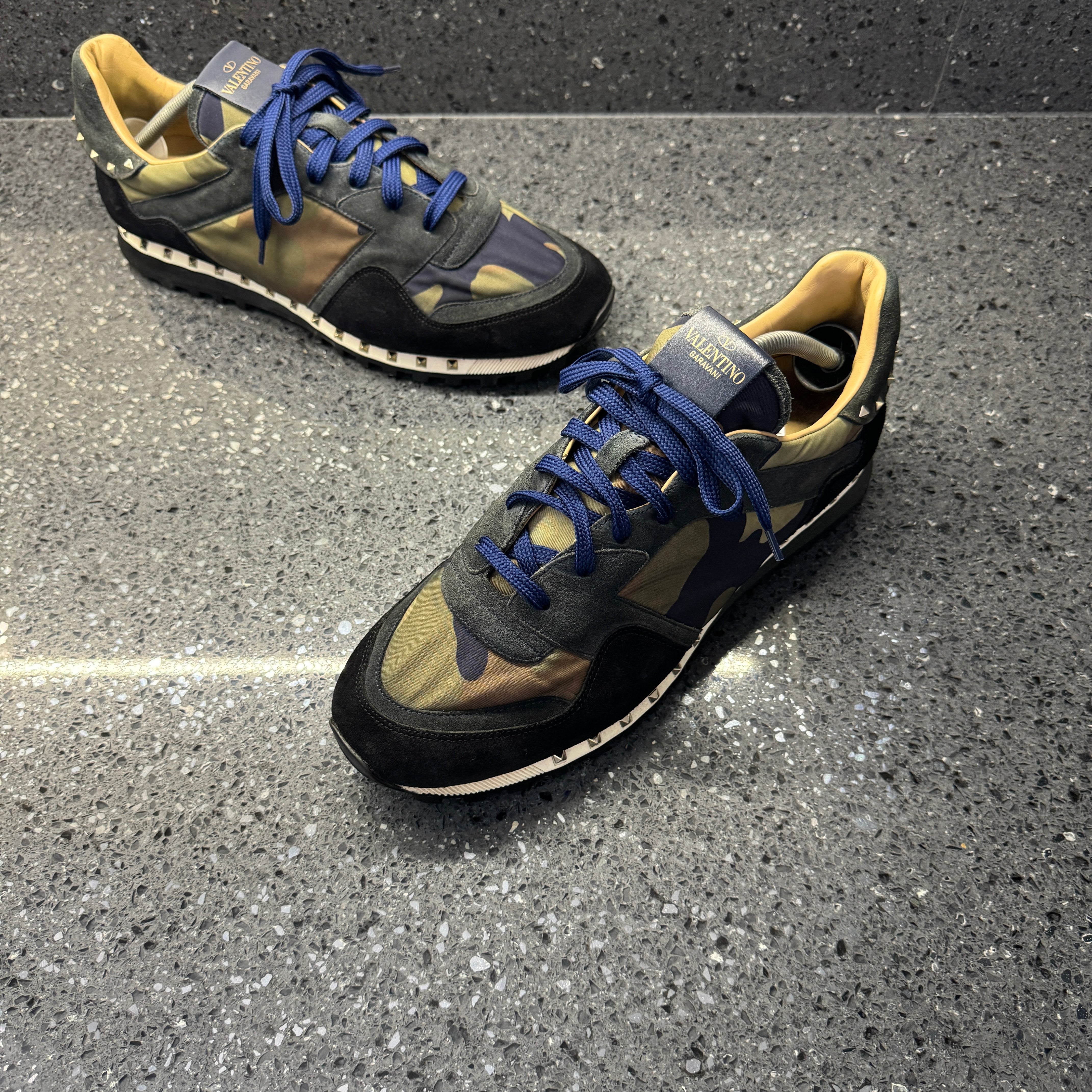 Valentino Shoes Men Navy VALENTINO GARAVANI Navy Blue Men's