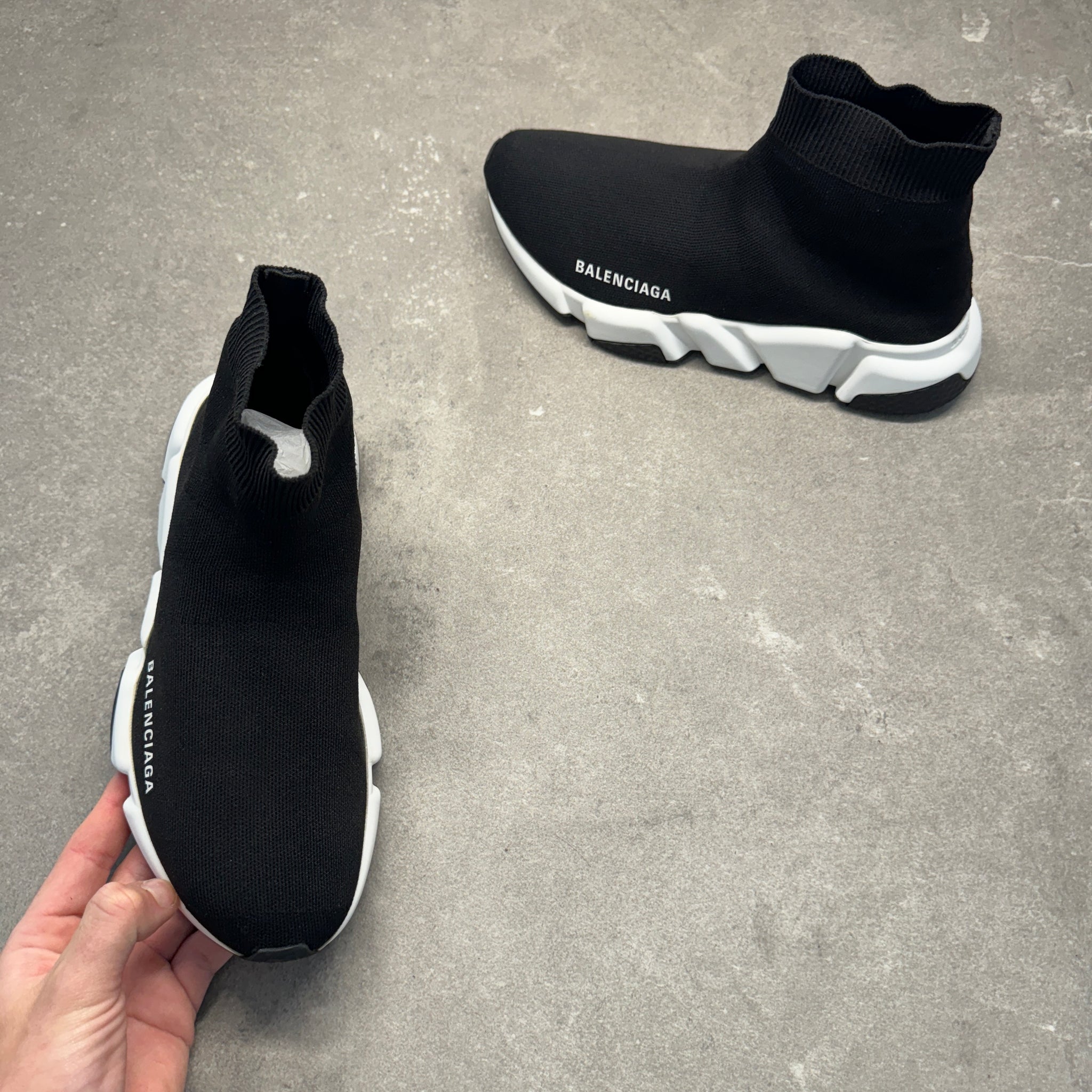 BALENCIAGA SPEED BLACK EU 38 (FIT A UK 5) – Lovedkicks