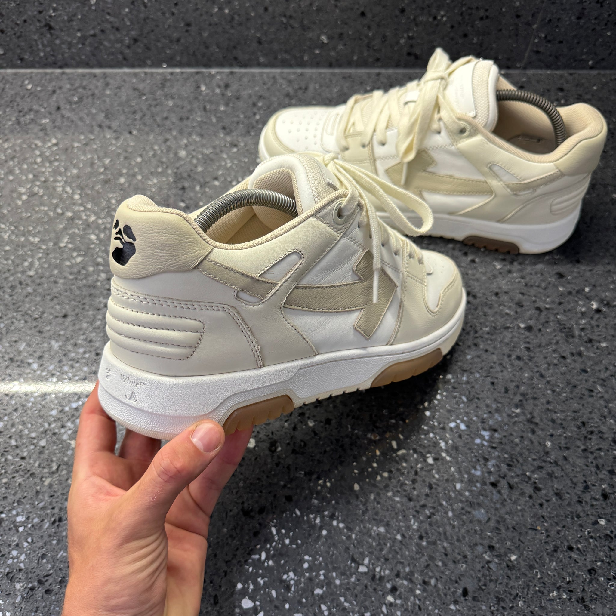 OFF-WHITE OUT OF OFFICE BEIGE EU 41 (FIT A UK 7 / 7.5) – Lovedkicks