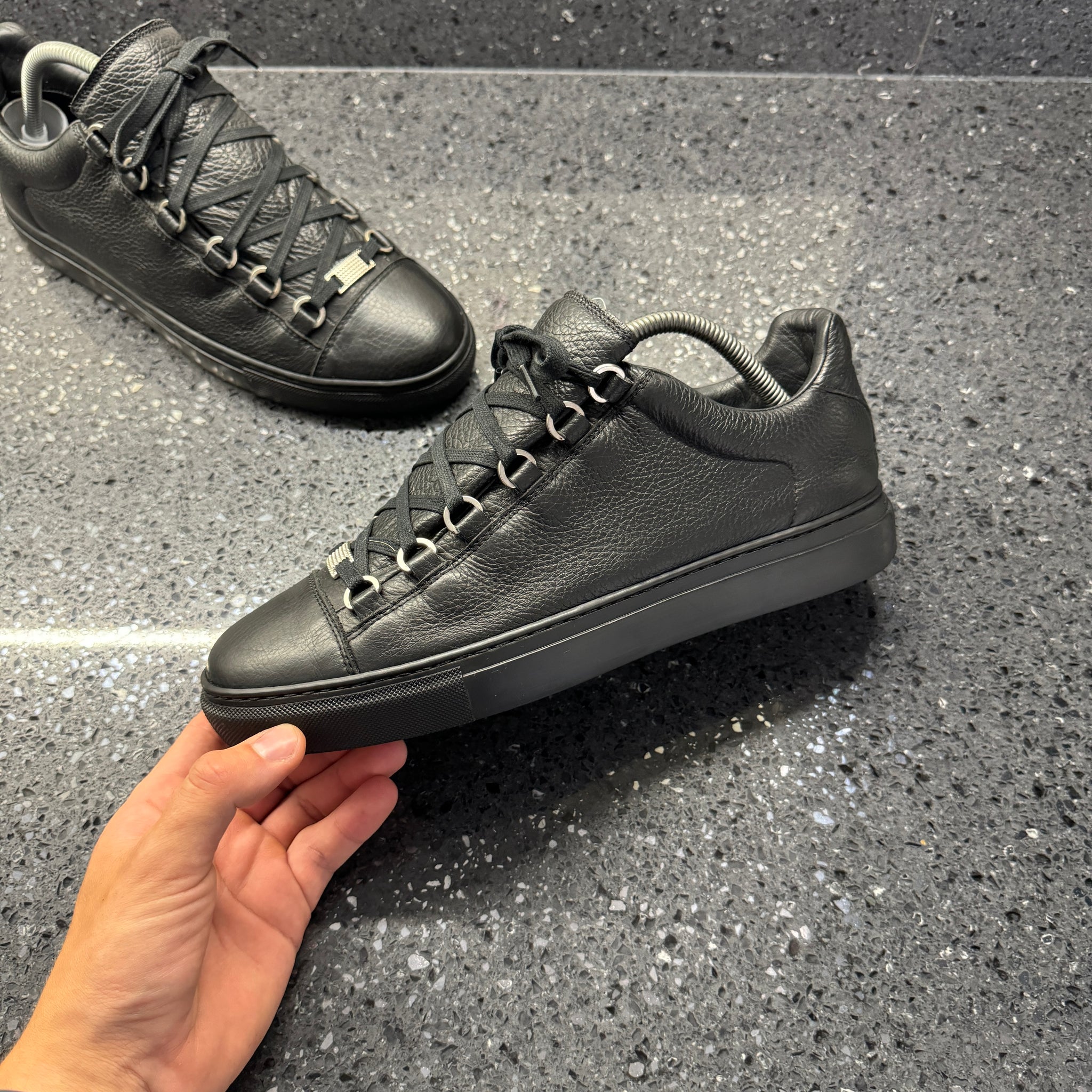 Buy Balenciaga Black Suede Balenciaga Arena Sneakers Suede Mens