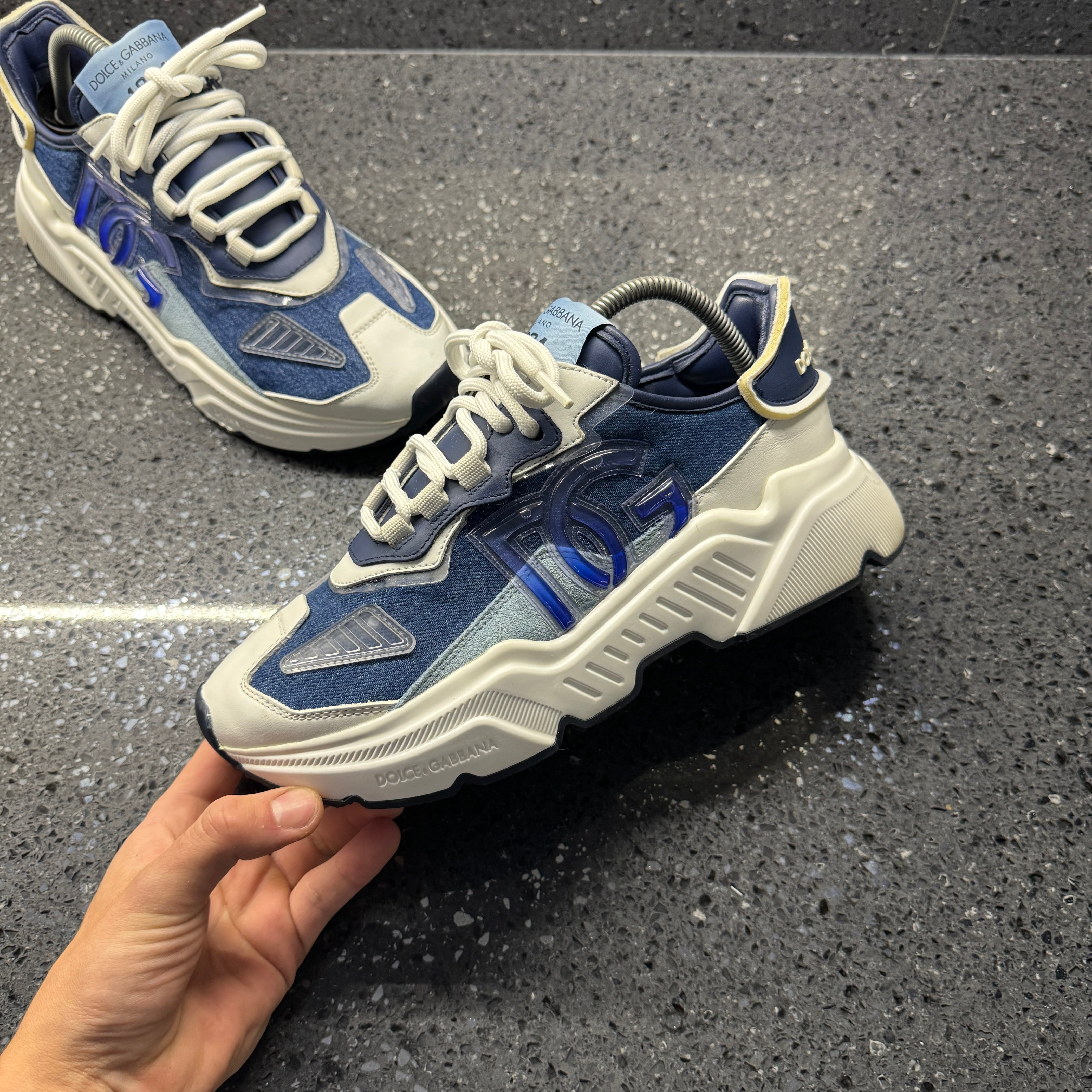 DOLCE GABBANA DAYMASTER BLUE EU 40 (FIT A UK 7) – Lovedkicks