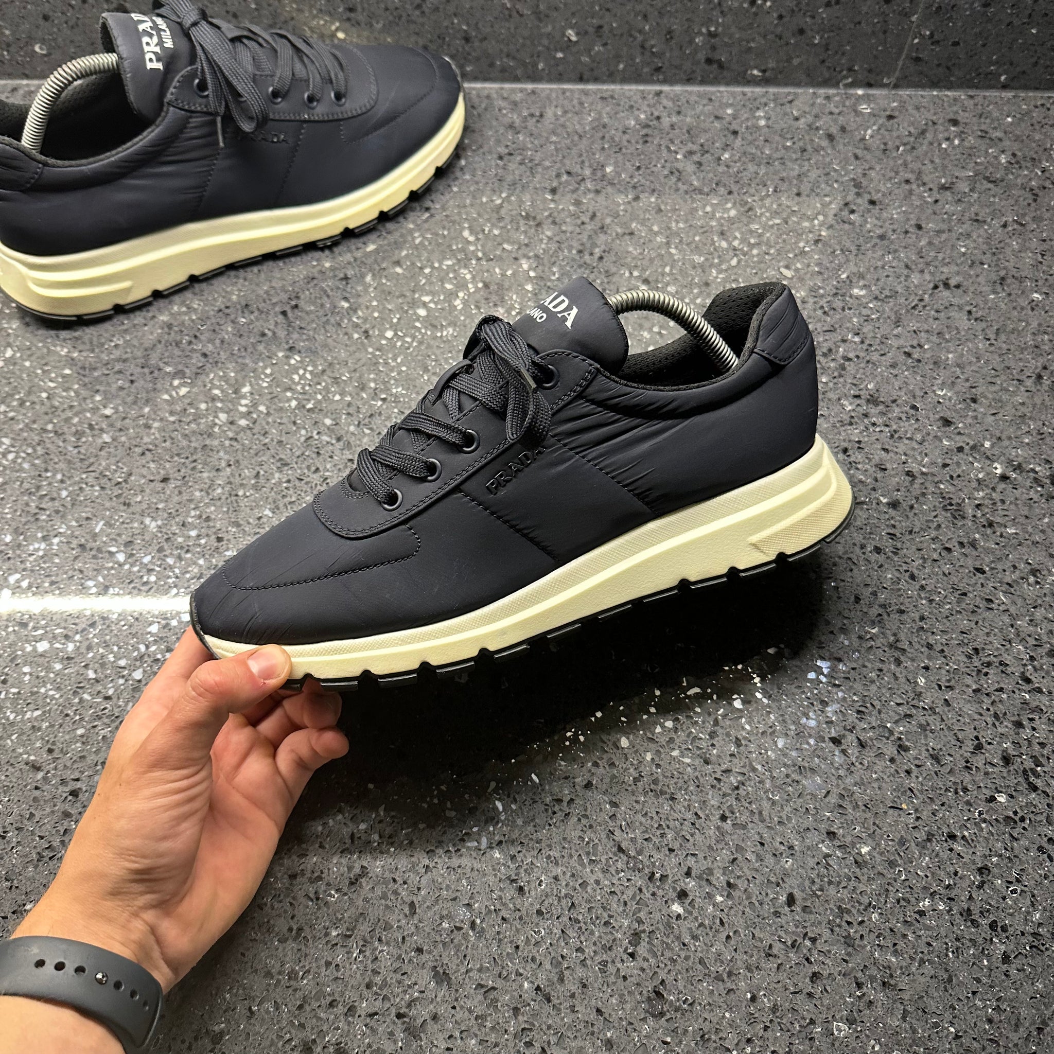 Prada nylon runners discount