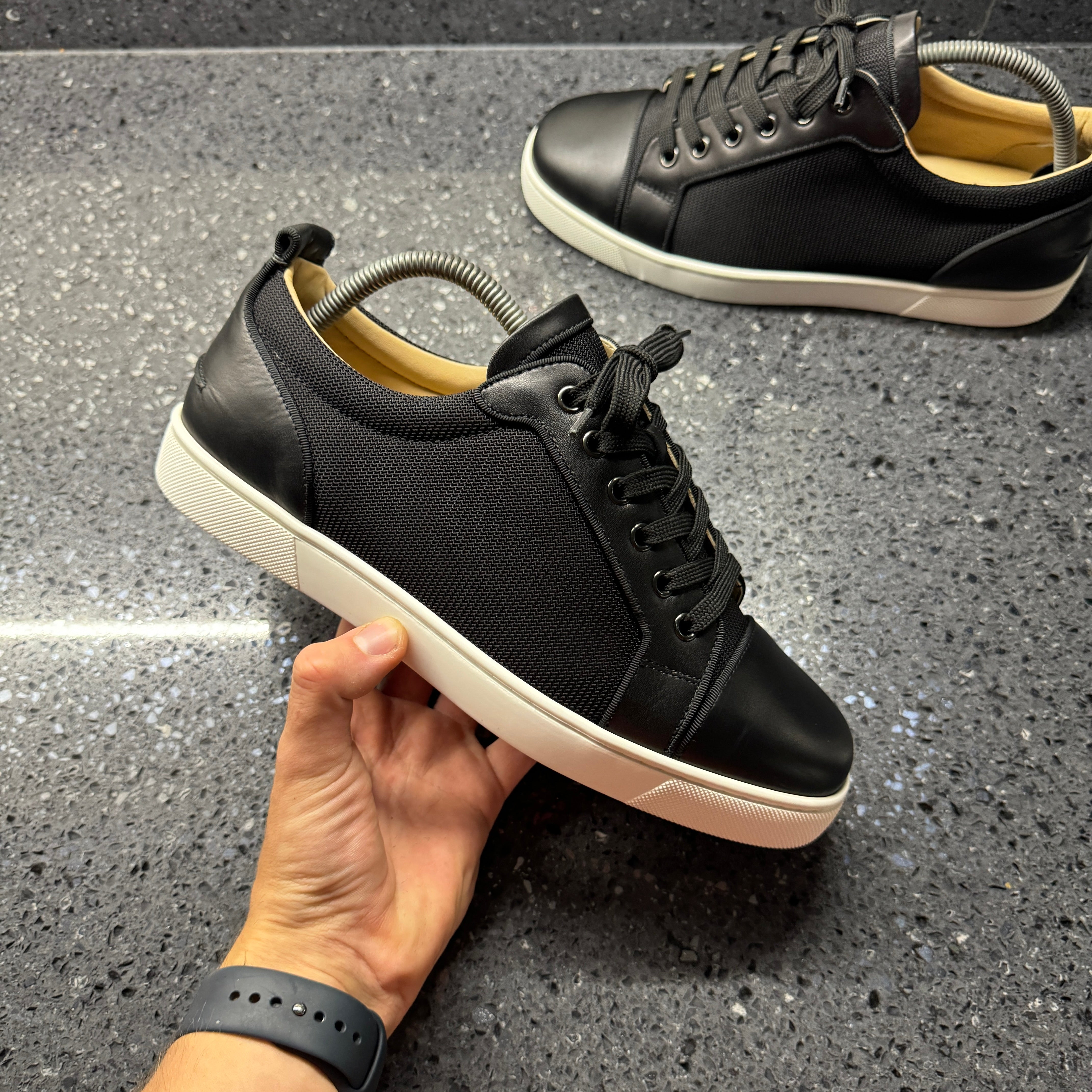 CHRISTIAN LOUBOUTIN MENS LOUIS JUNIOR BLACK EU 40.5 (FIT A