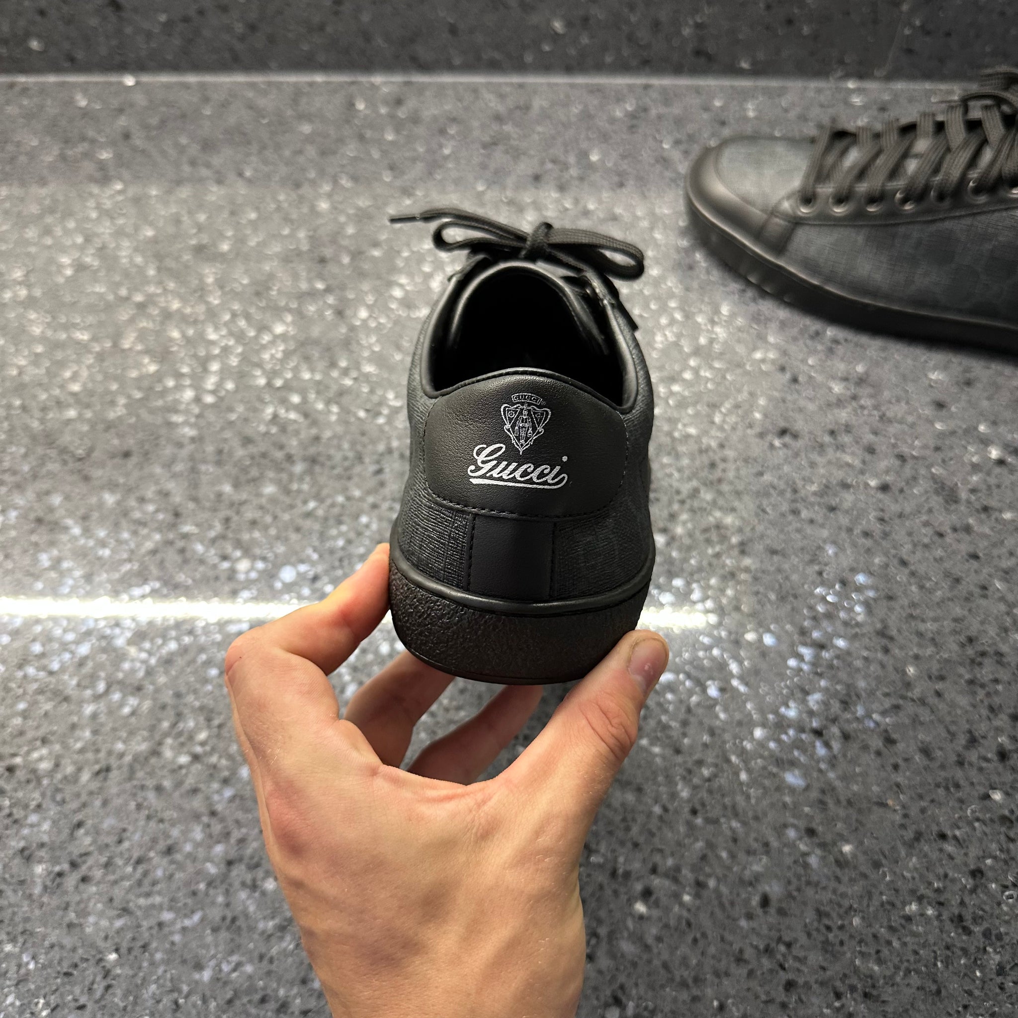 GUCCI BROOKLYN GG SUPREME BLACK EU 41 (FIT A UK 8) – Lovedkicks