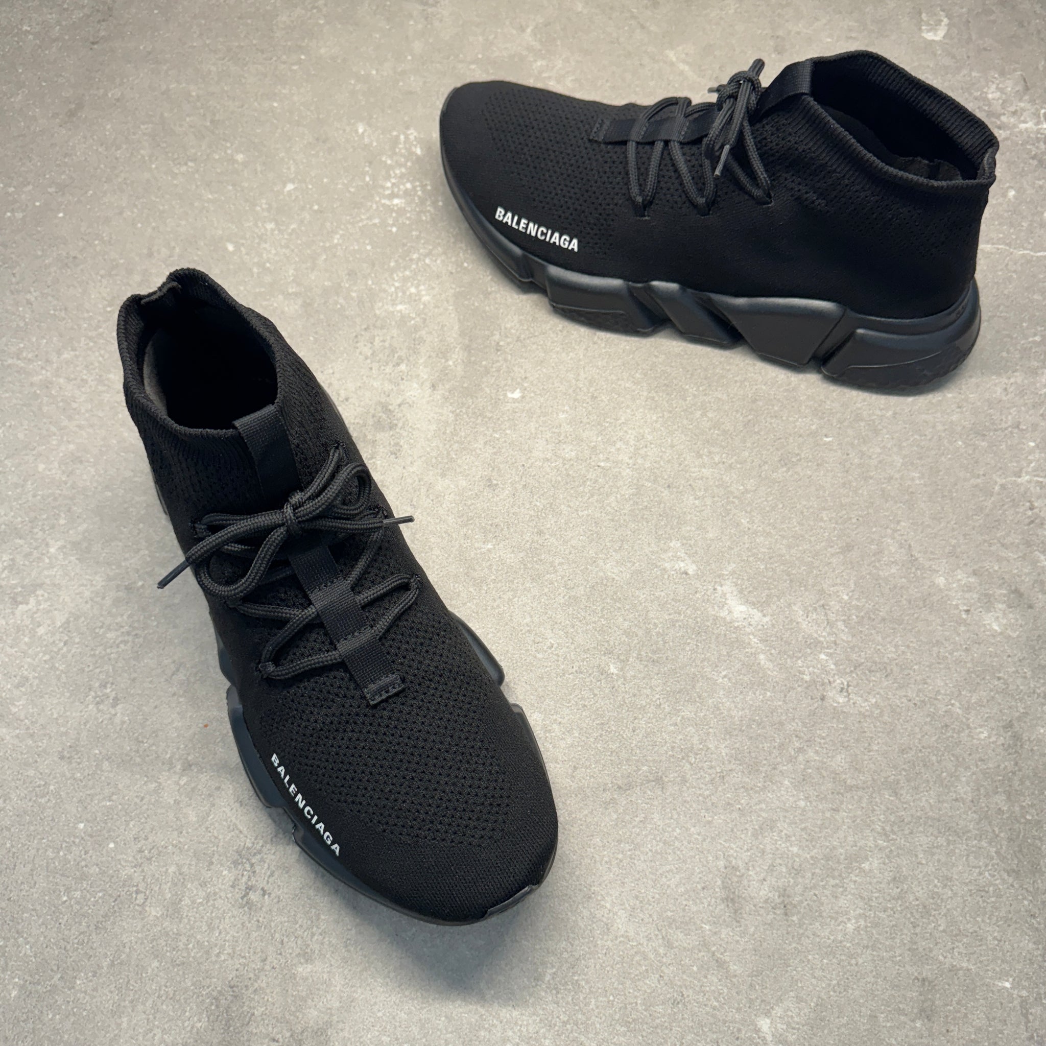 BALENCIAGA Speed Trainer 44 黒 Balenciaga Speed Trainer Black Graphic Release Info | Hypebeast