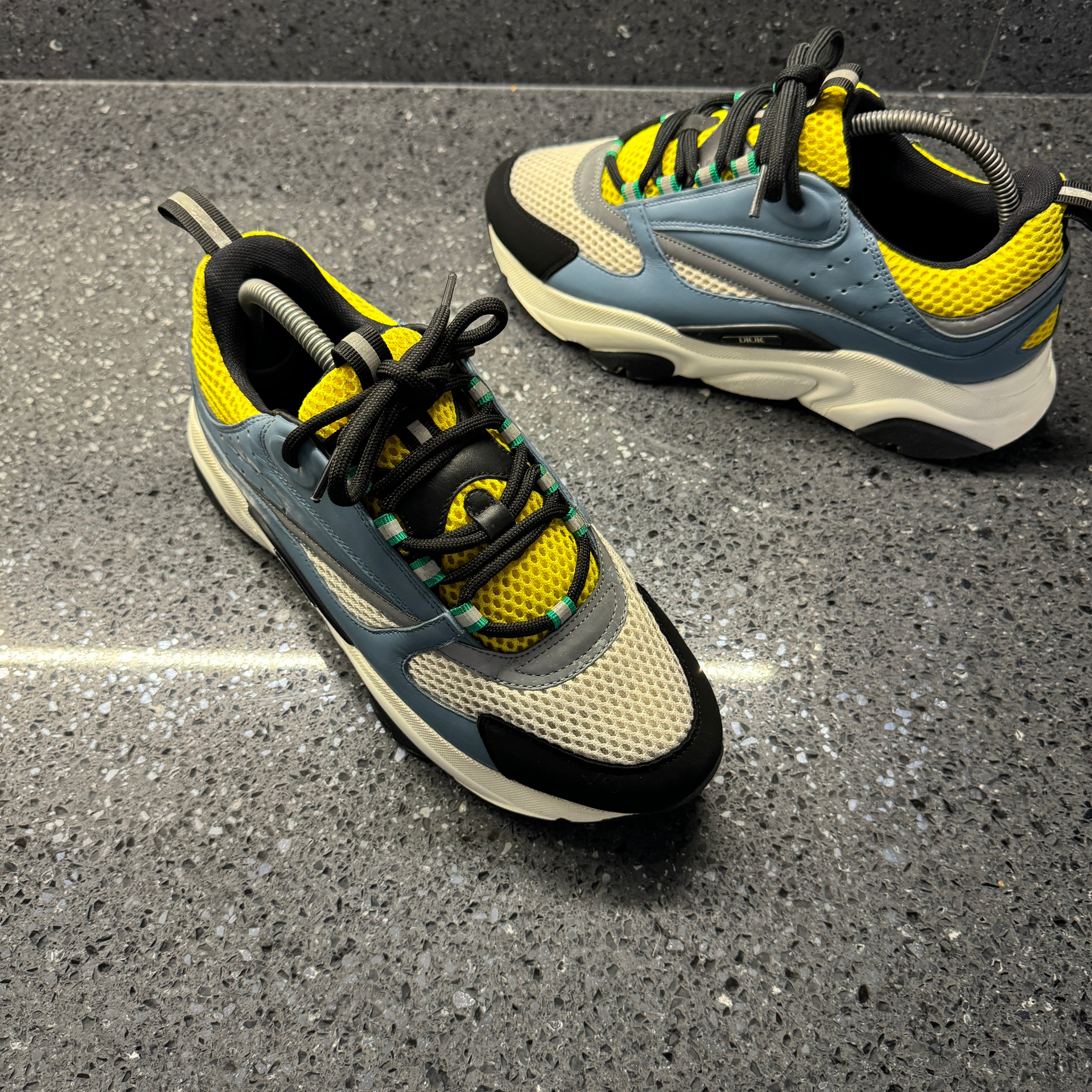 B22 Sneakers Dior B22 Blue Yellow DIOR B22 MENS BLUE EU 41 (FIT A