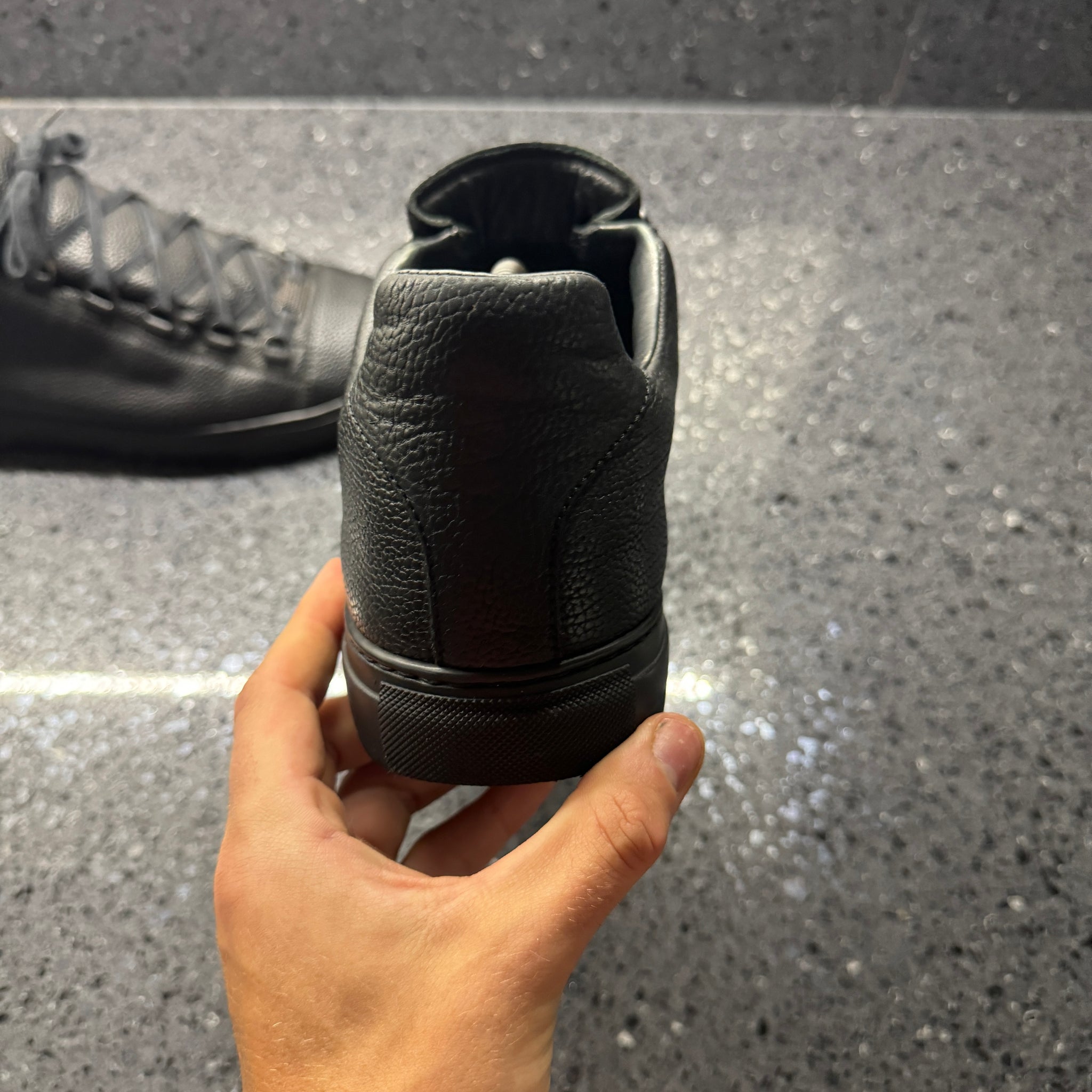 Balenciaga Arena High Top Black Matte BALENCIAGA MENS ARENA BLACK