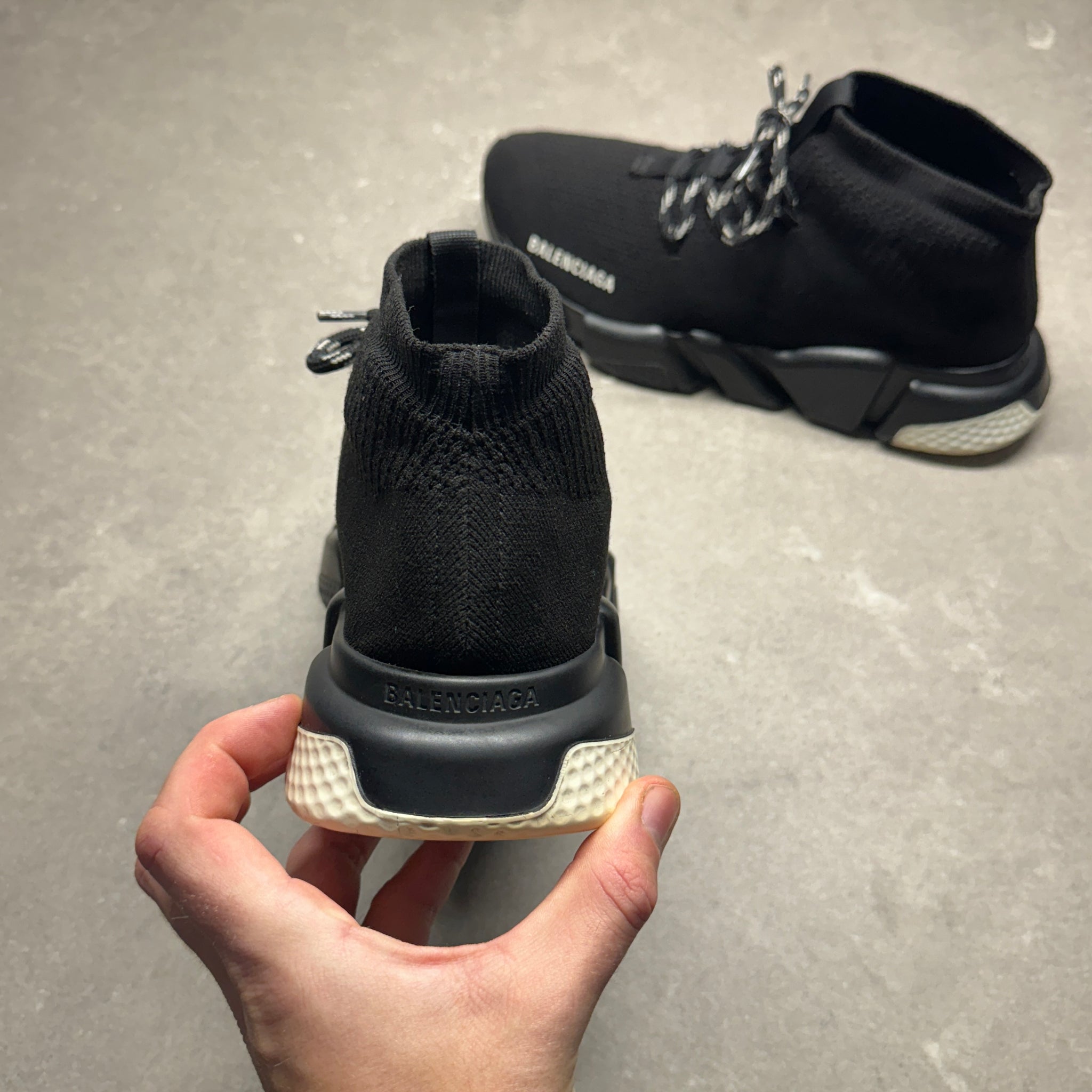 BALENCIAGA MENS SPEED BLACK EU 41 (FIT A UK 8) – Lovedkicks