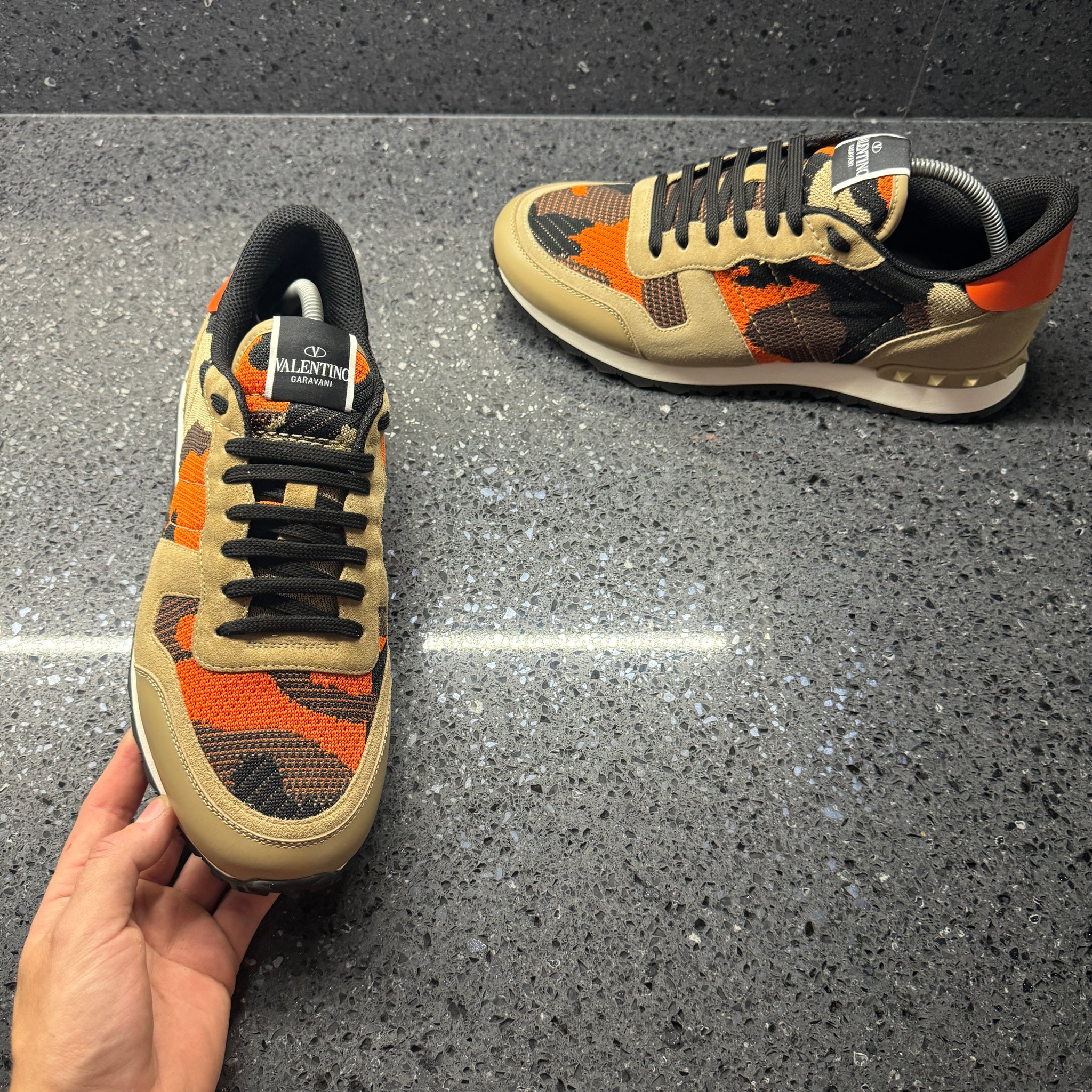 Valentino Trainers Valentino Orange Shoes VALENTINO MENS