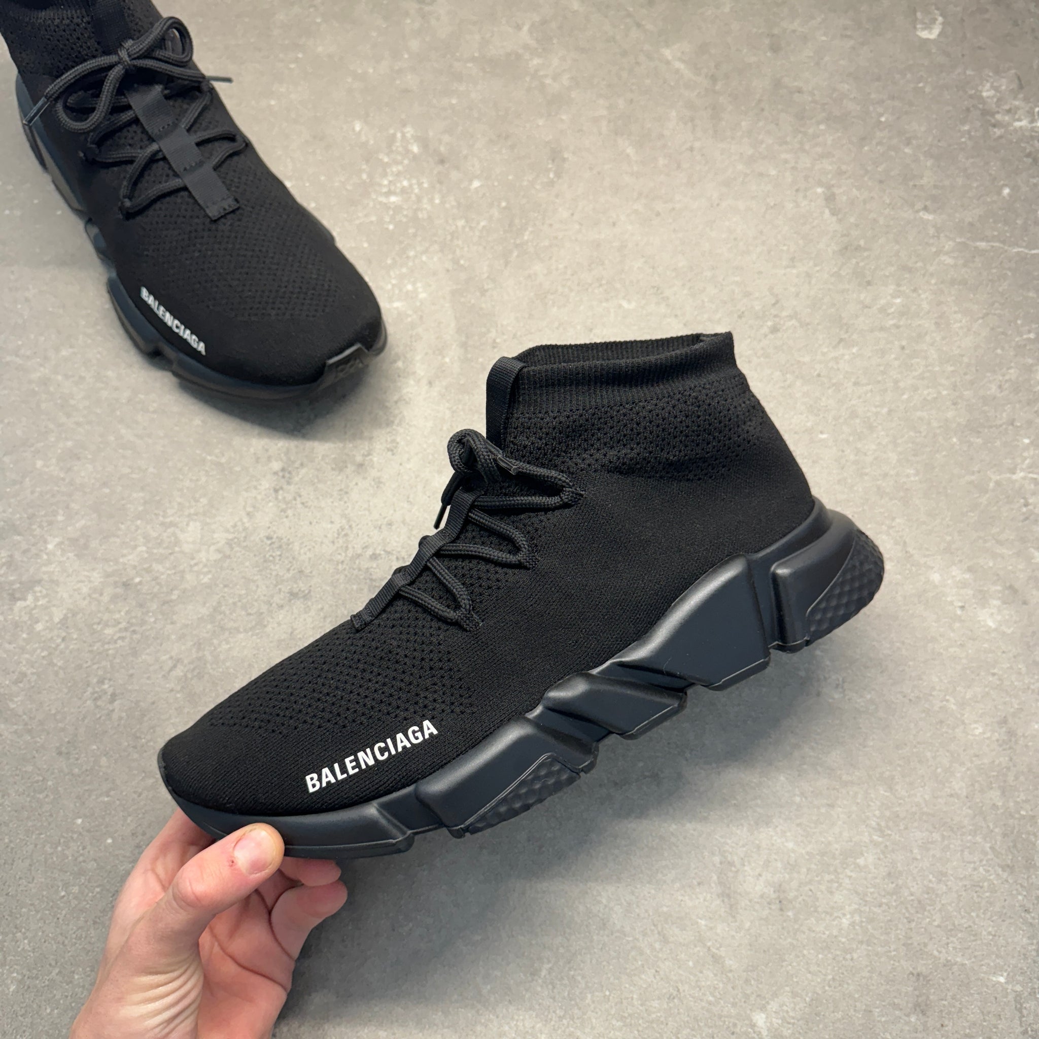 BALENCIAGA MENS SPEED BLACK EU 44 (FIT A UK 11) – Lovedkicks
