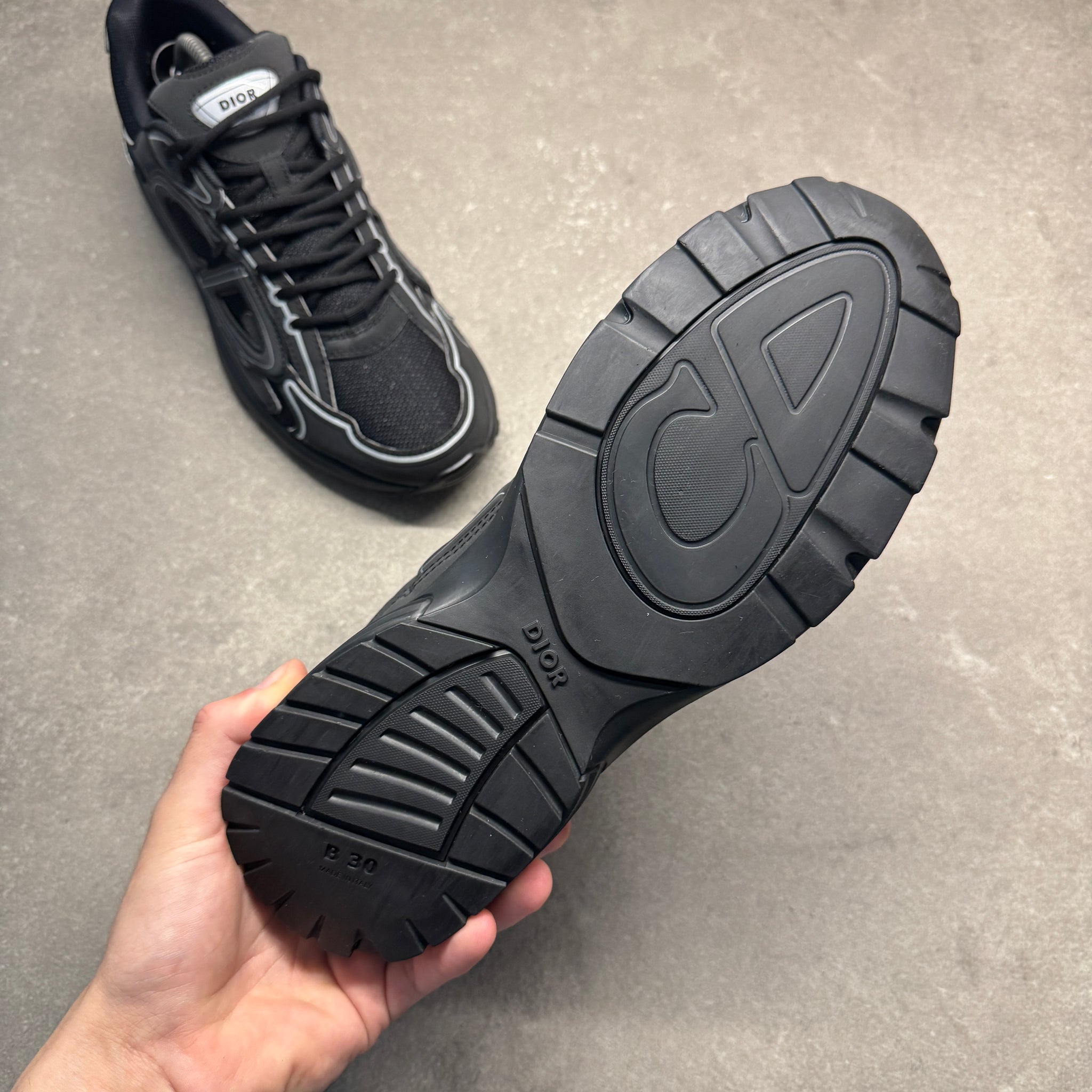 DIOR B30 MENS BLACK EU 43 (FIT A UK 9) – Lovedkicks