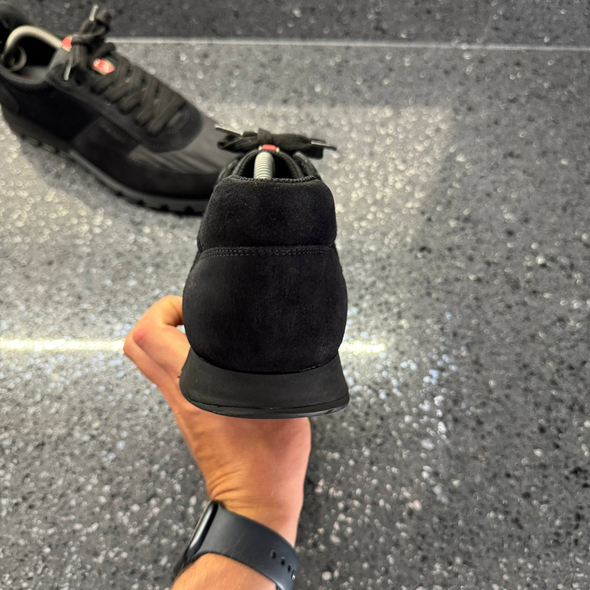 prada men prada sock sneakers black