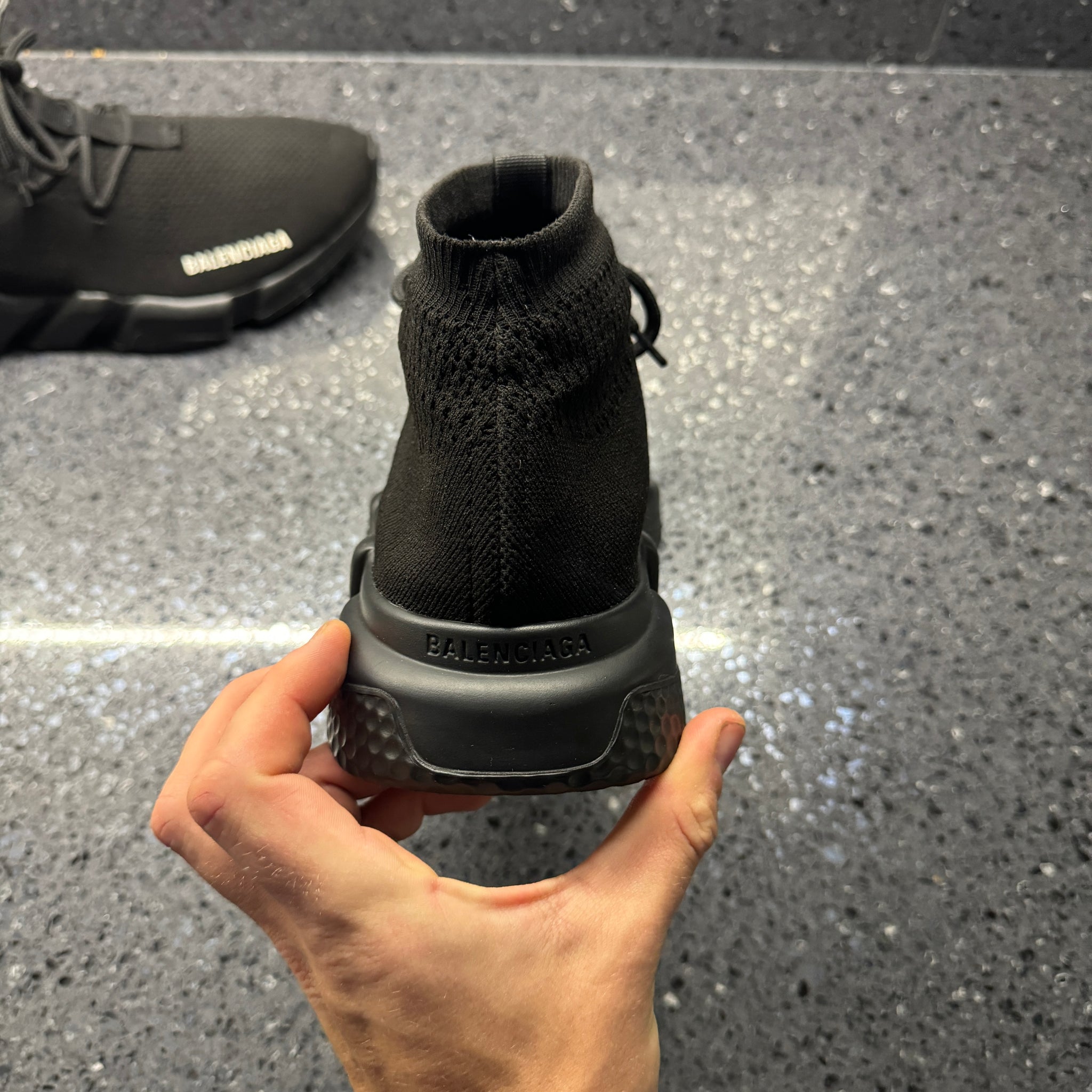 BALENCIAGA MENS SPEED BLACK EU 42 (FIT A UK 9) – Lovedkicks