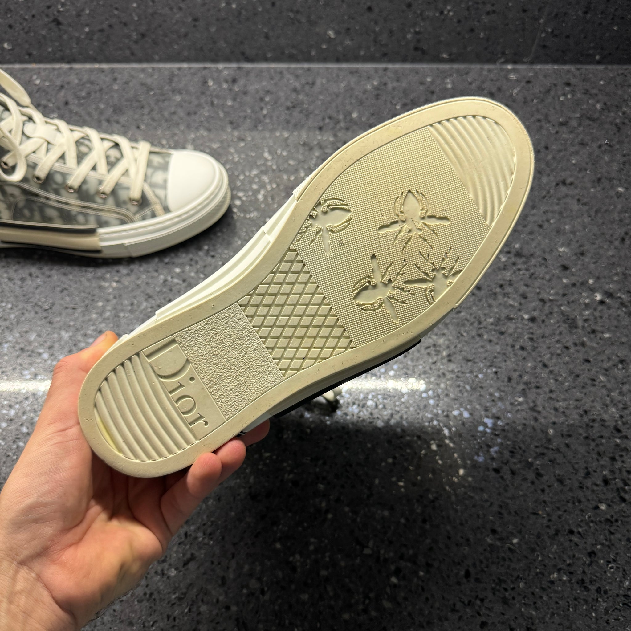 dior b23 low on feet