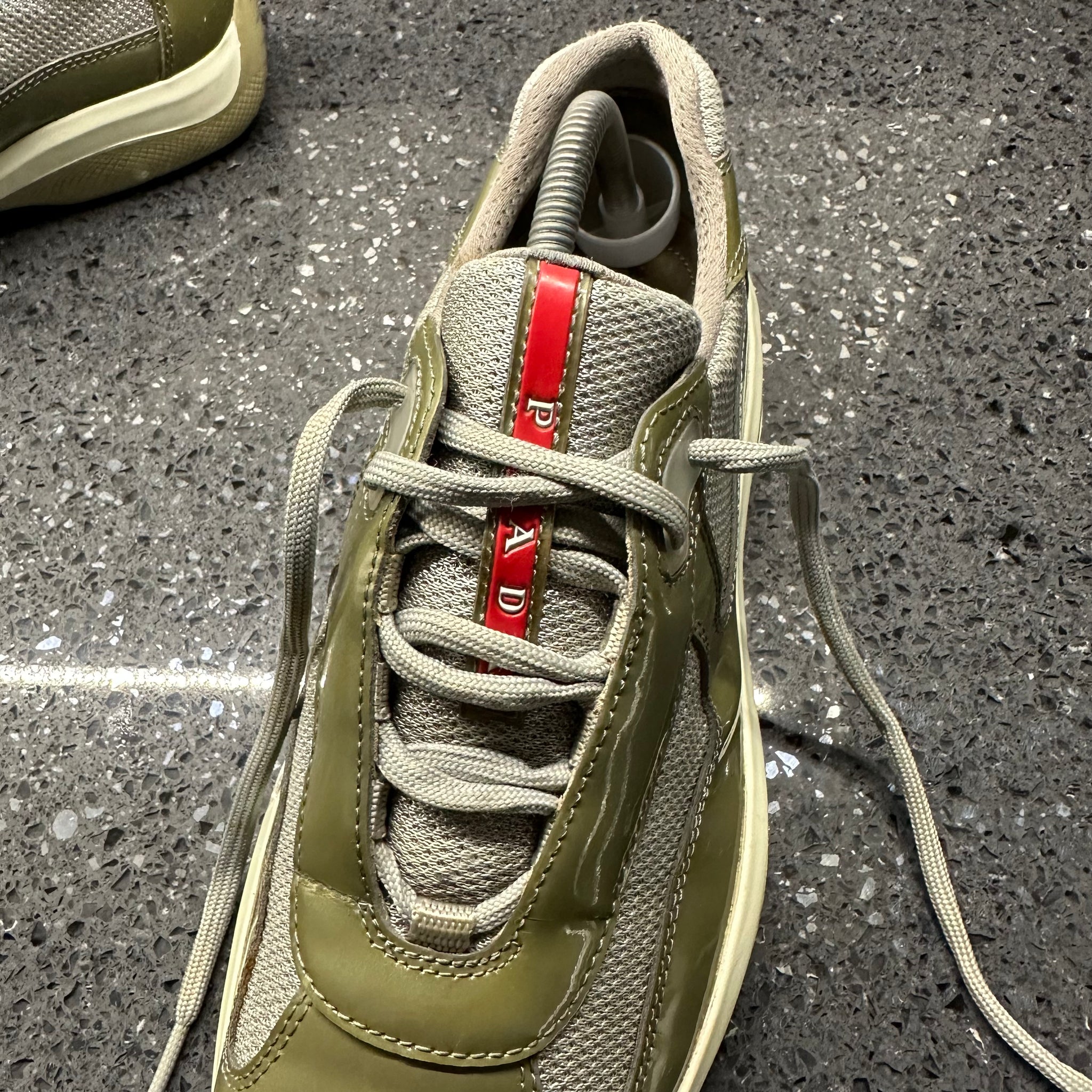 PRADA MENS CUPS OLIVE EU 40.5 (FIT A UK 7.5 / 8) – Lovedkicks