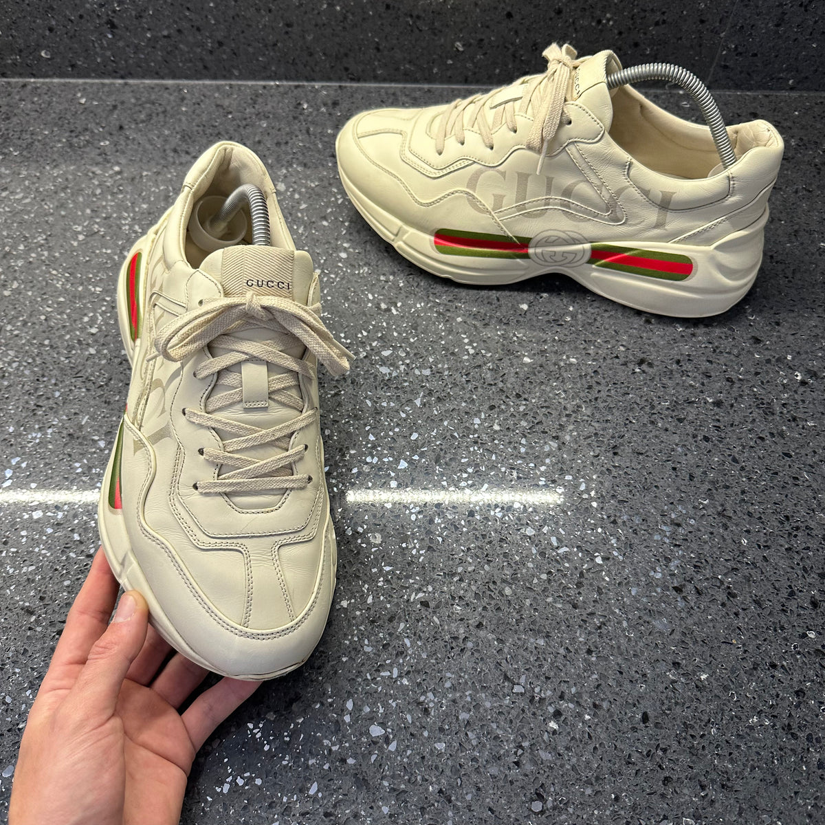 GUCCI MENS RHYTON IVORY EU 42.5 (FIT A UK 9.5) – Lovedkicks