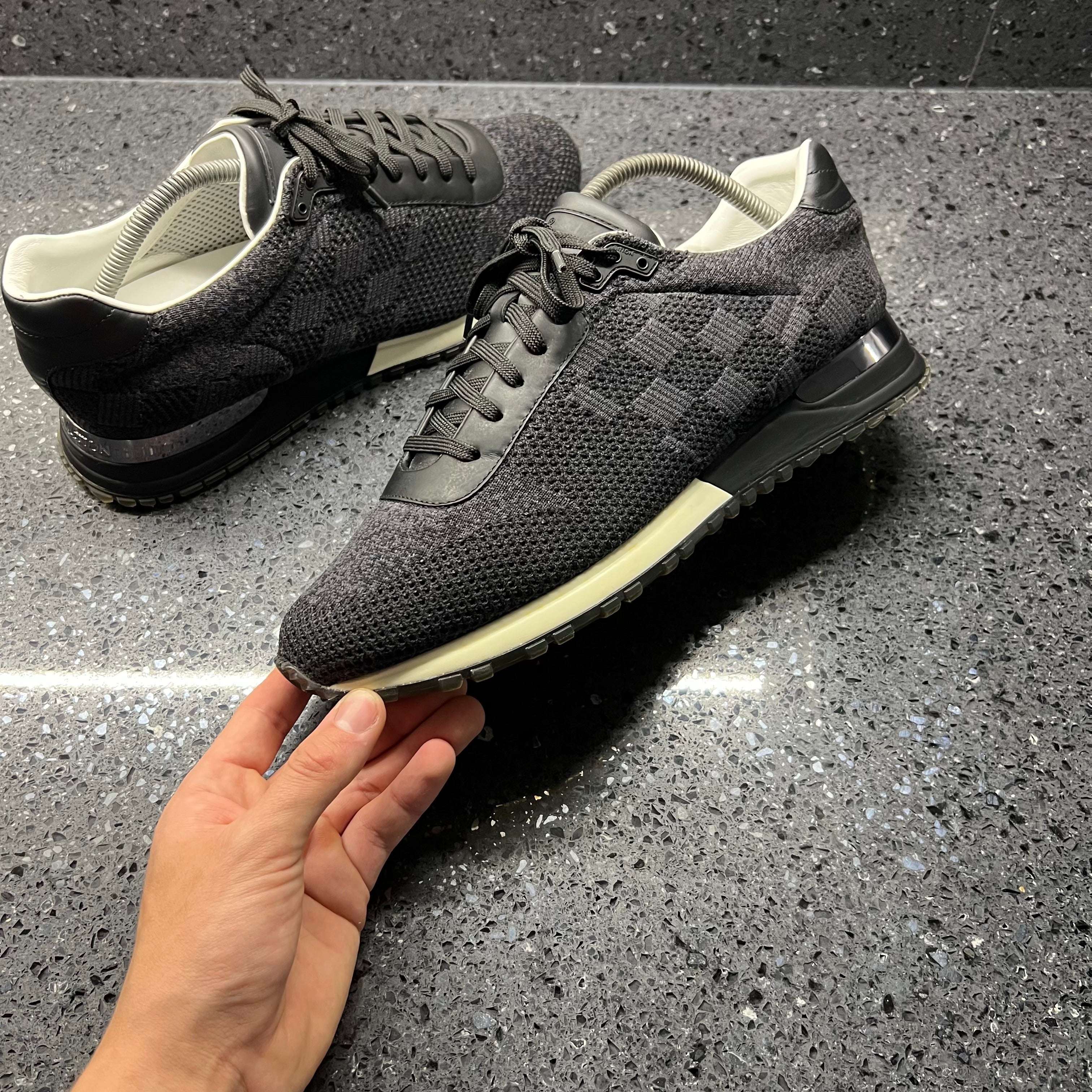 Louis Vuitton Run Away Sneaker, Black, 10.5