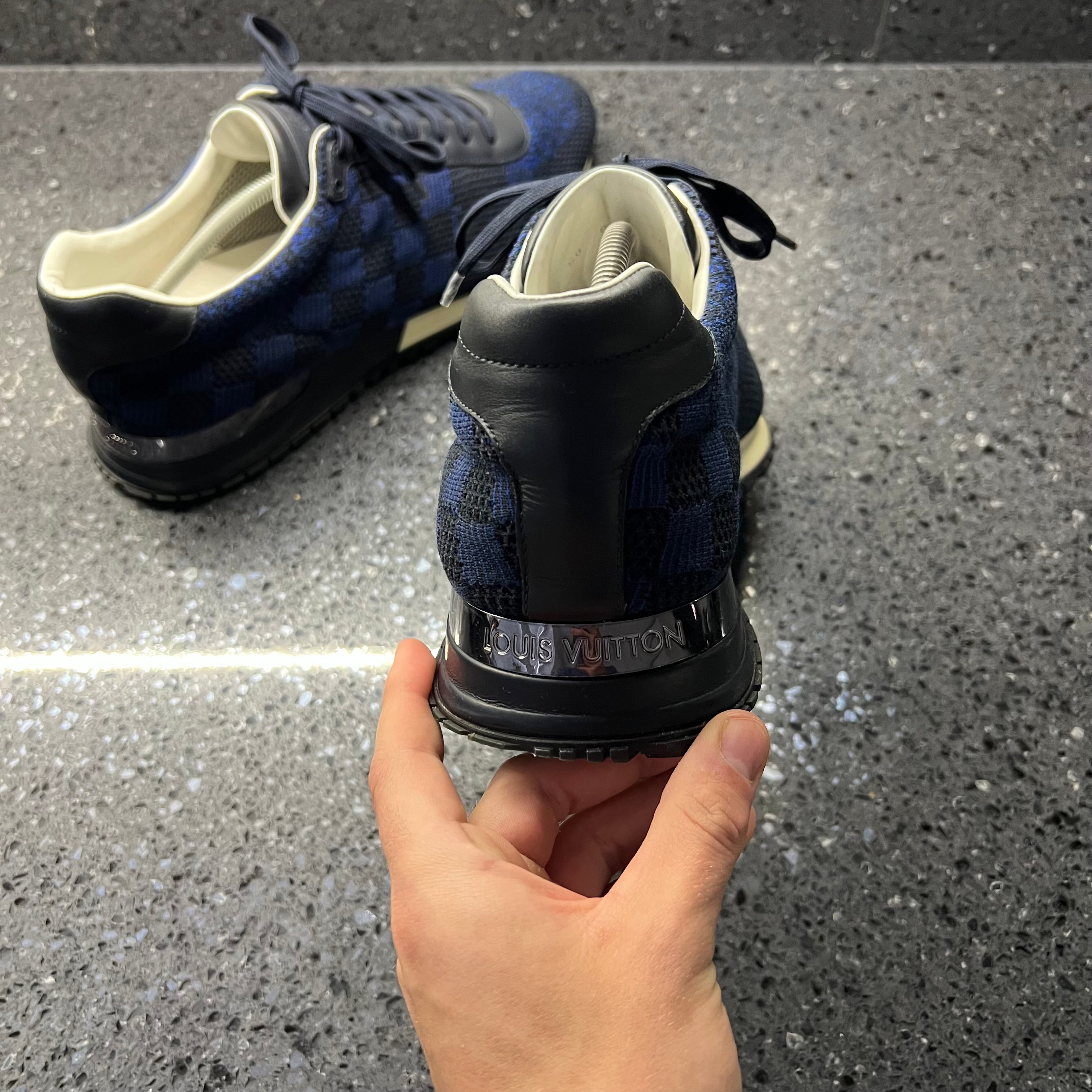 Louis Vuitton Run Away Sneaker, Blue, 11