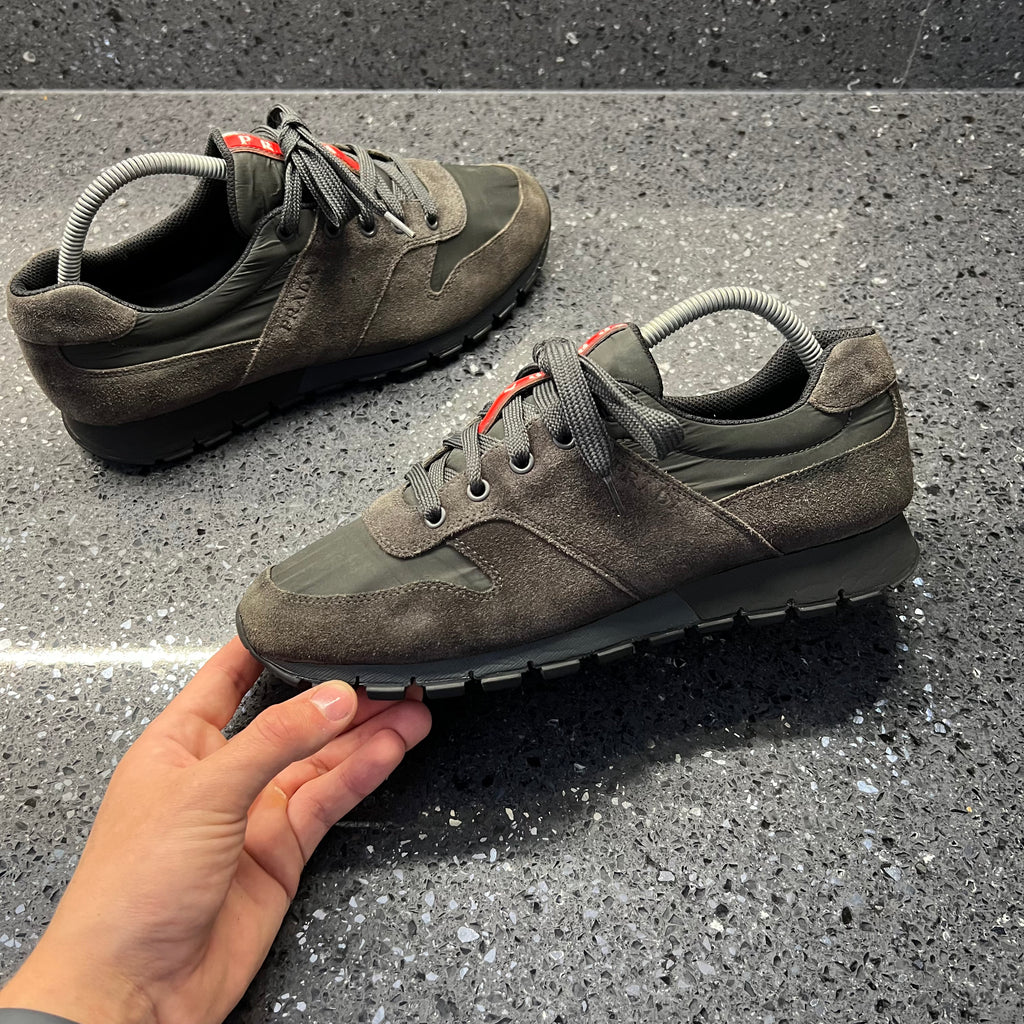 Prada clearance runners grey