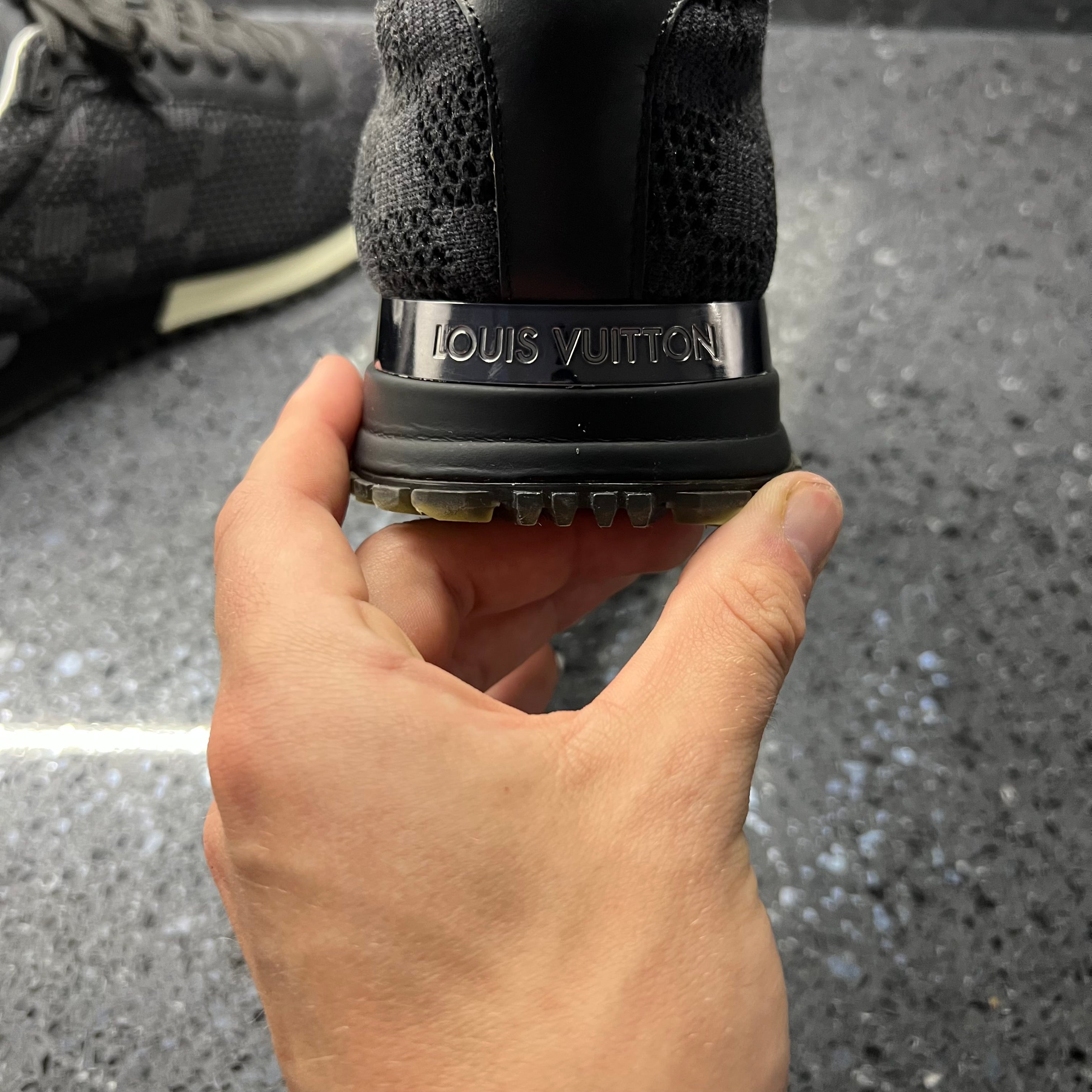 Louis Vuitton Run Away Sneaker BLACK. Size 38.0