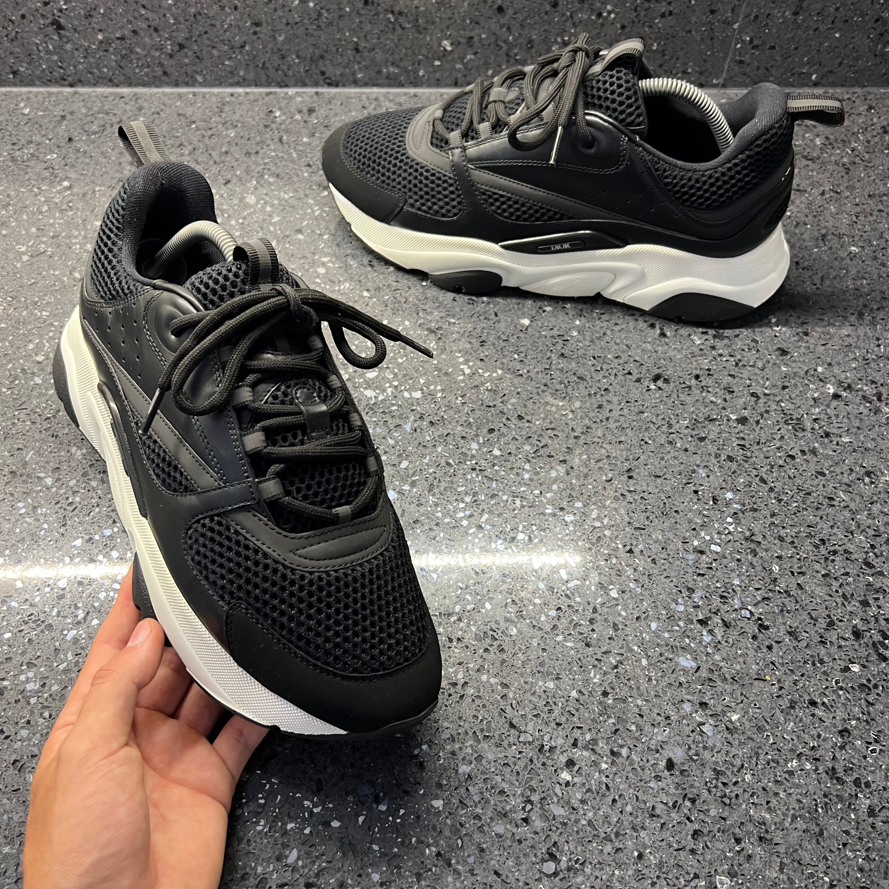 DIOR B22 MENS BLACK EU 43.5 FIT A UK 9 Lovedkicks