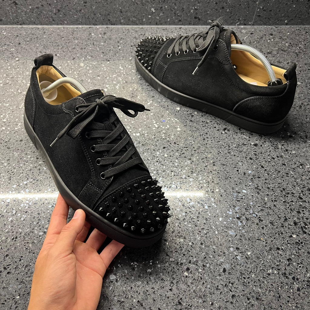 Louis junior spike low trainers Christian Louboutin Black size 44