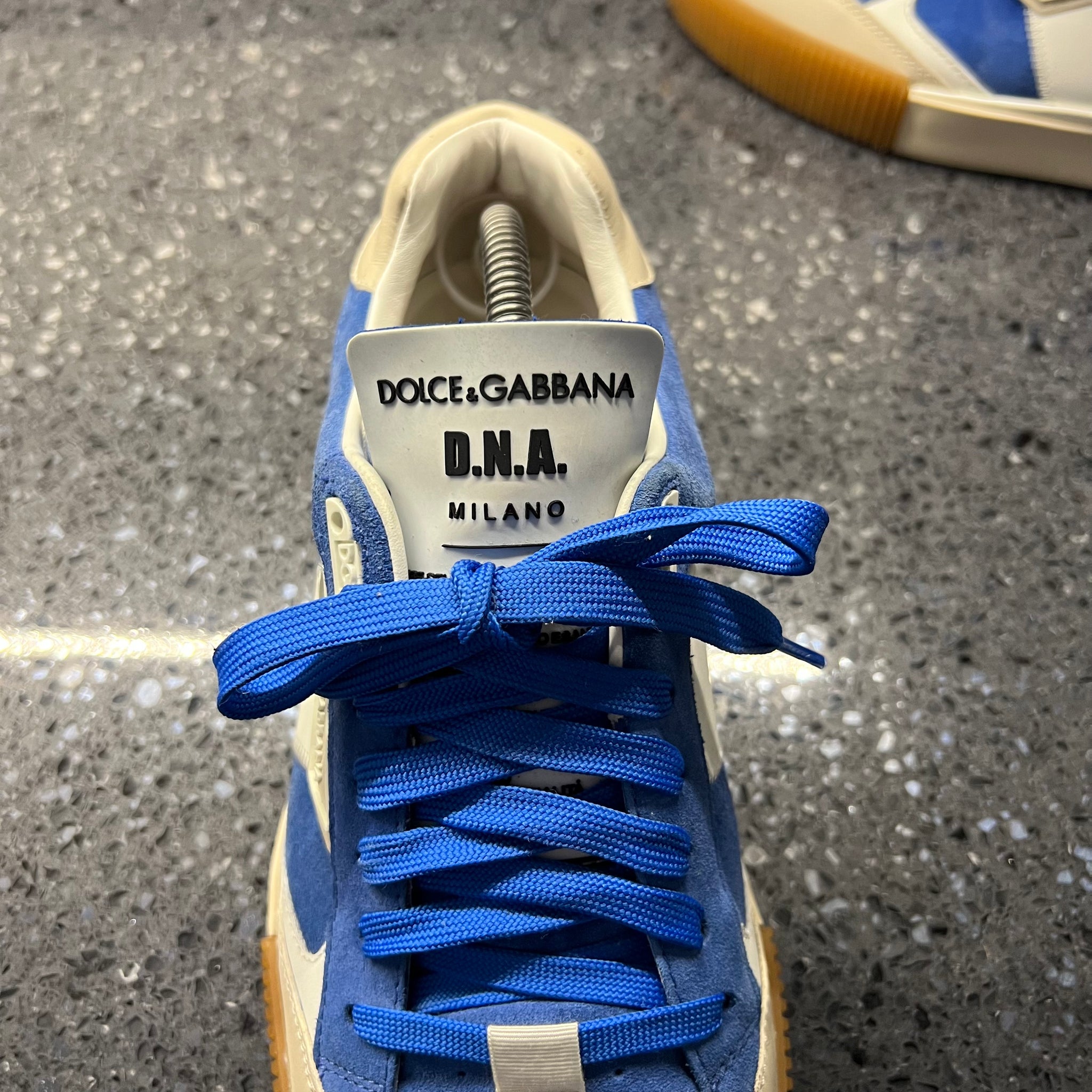 Dolce and gabbana sneakers blue on sale