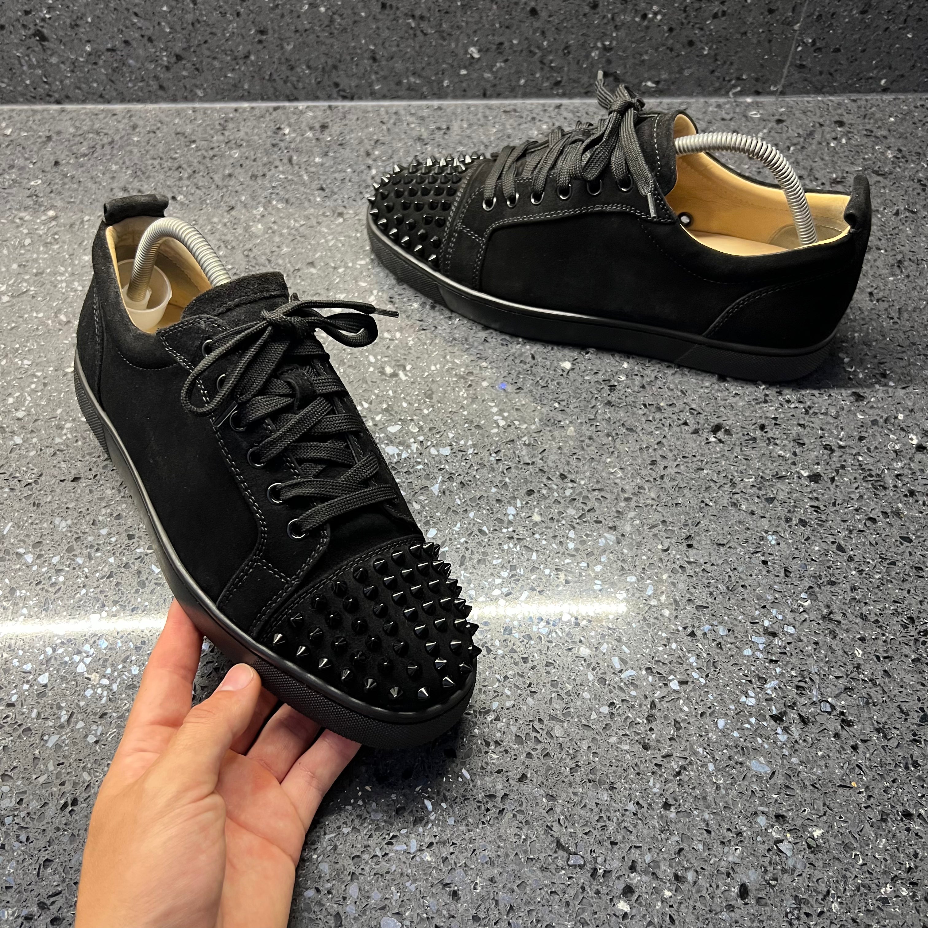 Best 25+ Deals for Mens Christian Louboutin Black Spiked Sneakers